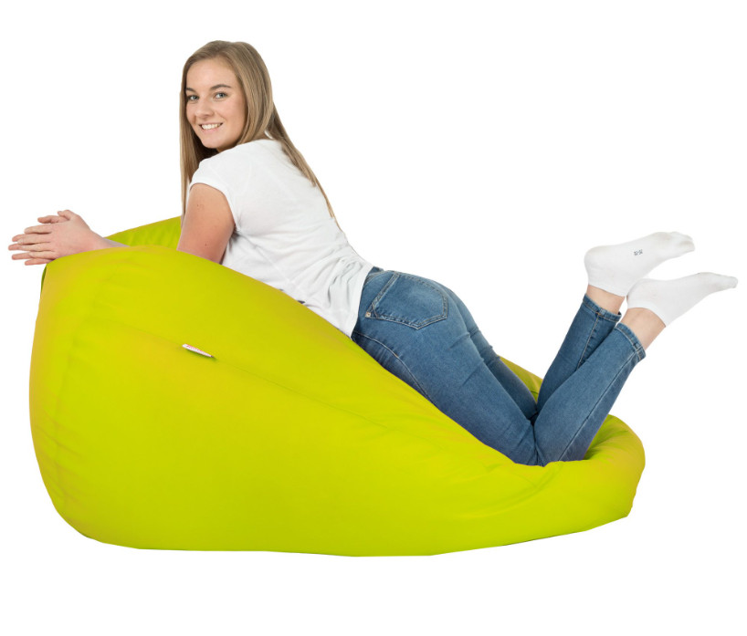 Sedací vak SAKO limetkový ekokůže