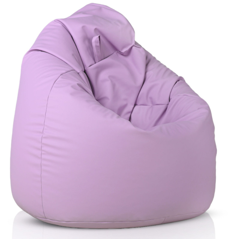 Sedací vak Sako světle fialový ekokůže