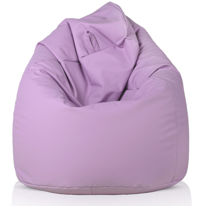 Sedací vak Sako světle fialový ekokůže