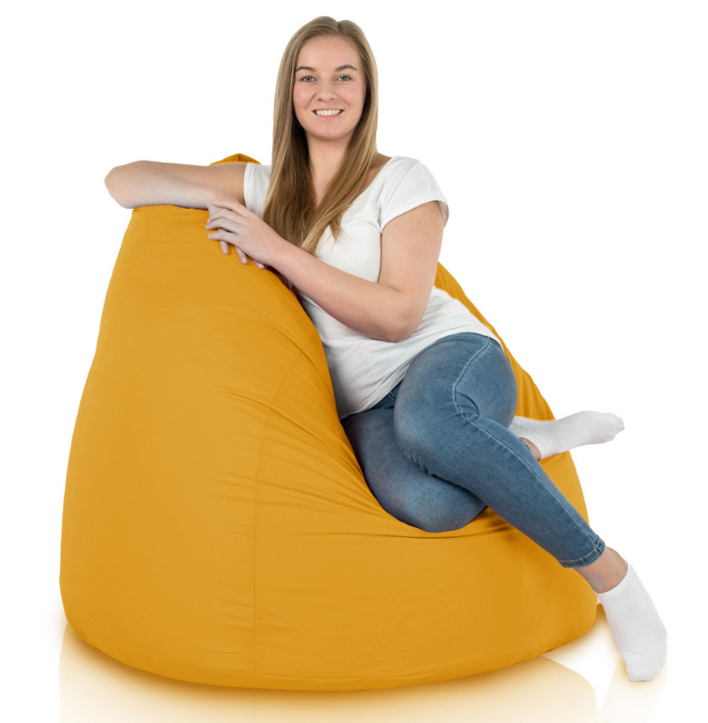 Sedací vak SAKO žlutý OUTDOOR