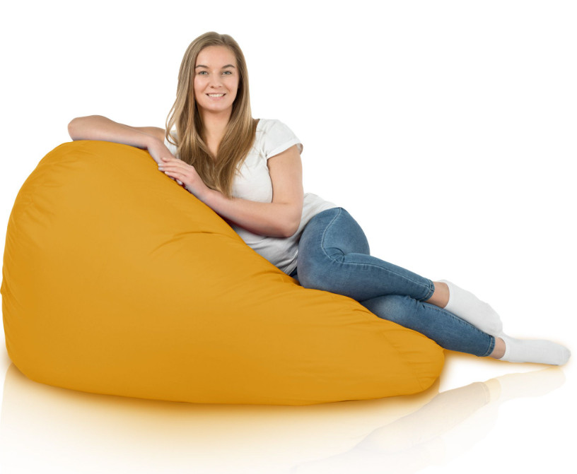 Sedací vak SAKO žlutý OUTDOOR