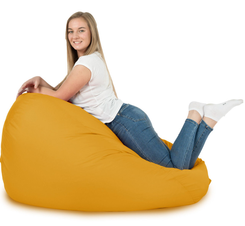 Sedací vak SAKO žlutý OUTDOOR