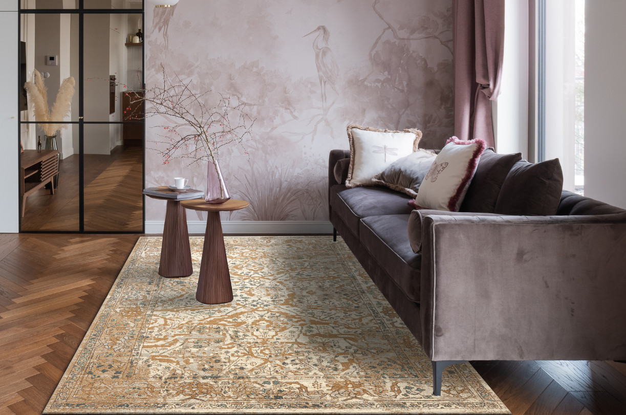 Koberec SOHO 477.04.LA113 OSTA naturální béžový / hnědý