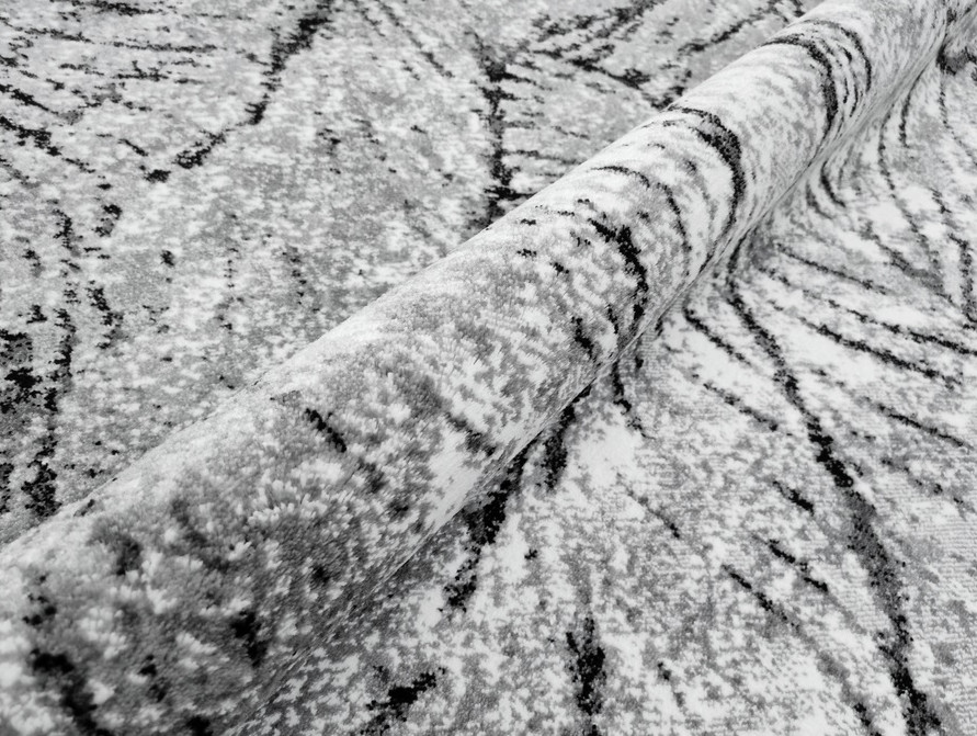 Koberec LAPISO SOFT 400 šedý / černý