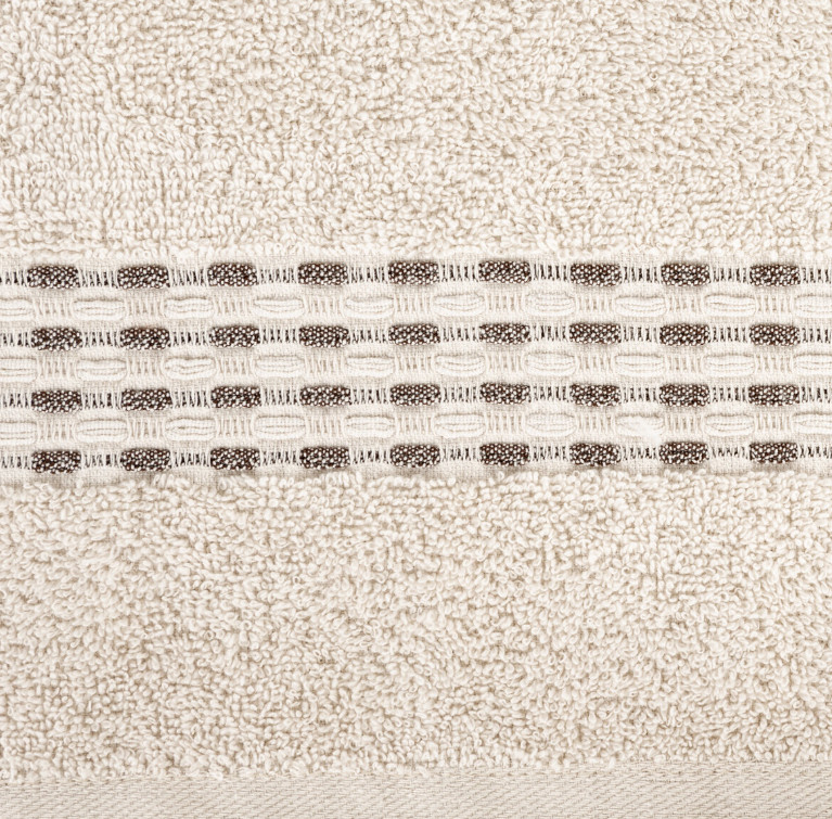 Sada ručníků RIVA 03 béžová / hnědá