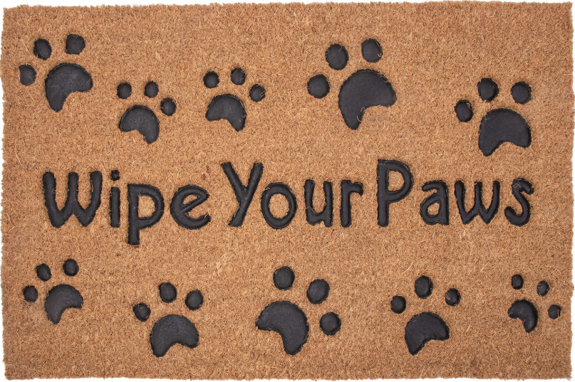 Rohožka M006 hnědá / černá