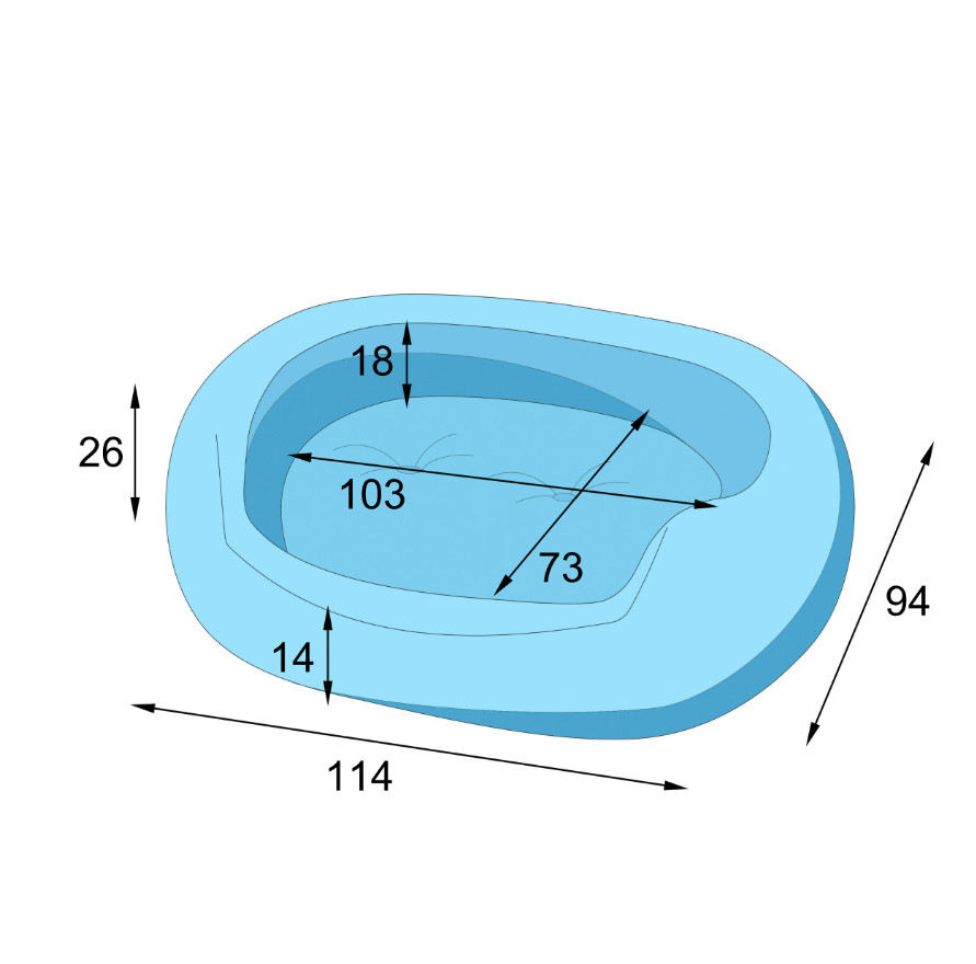 Pelíšek pro psa AMAZING XXL grafitový