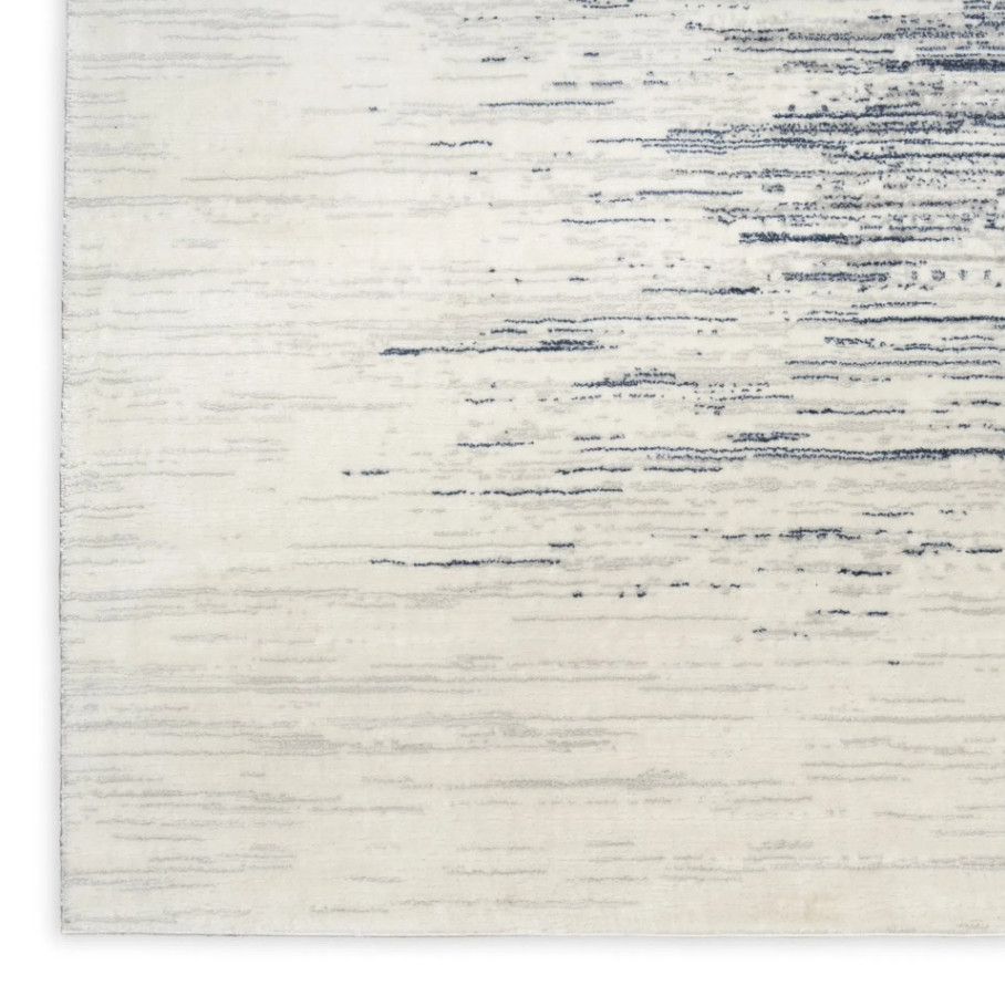 Koberec DKNY Grand Street sloní kost / modrý