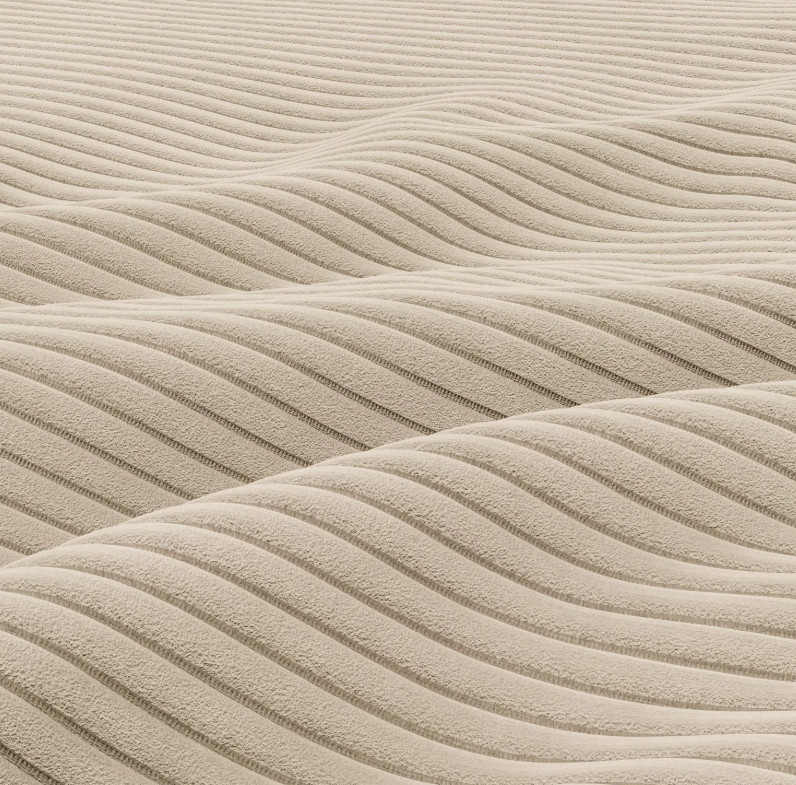 Sada dvou polštářů Luxury krémová (2 ks)