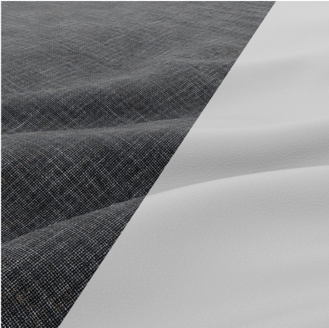 Rohová rozkládací sedačka LUGO popelová / bílá