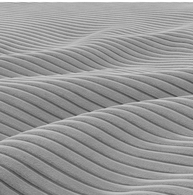 Sada dvou polštářů Luxury světle šedá (2 ks)