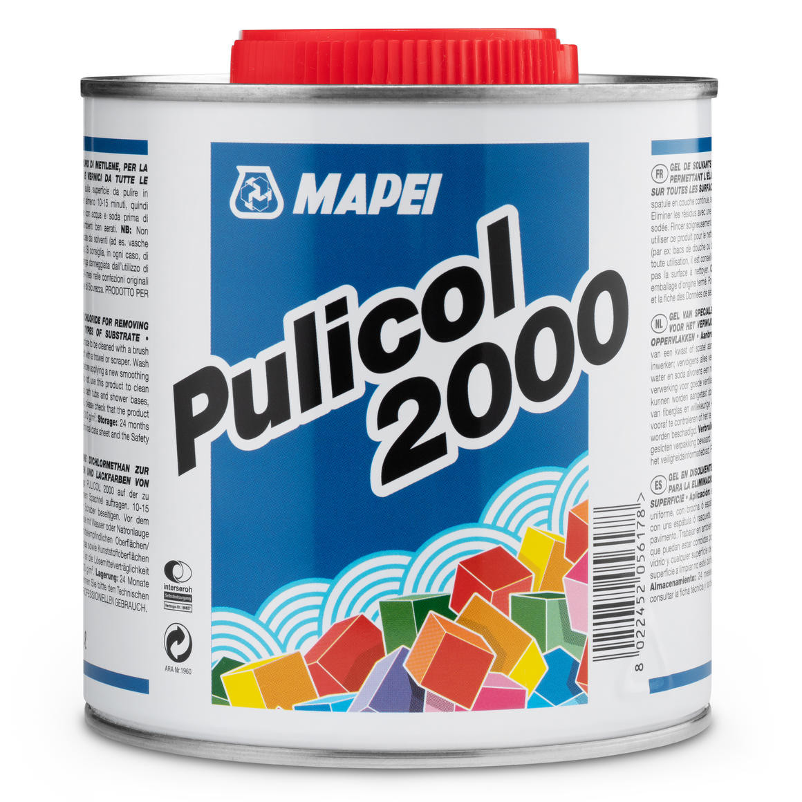 Prostředek na odstraňování lepidla Mapei Pulicol 2000 0,75 kg