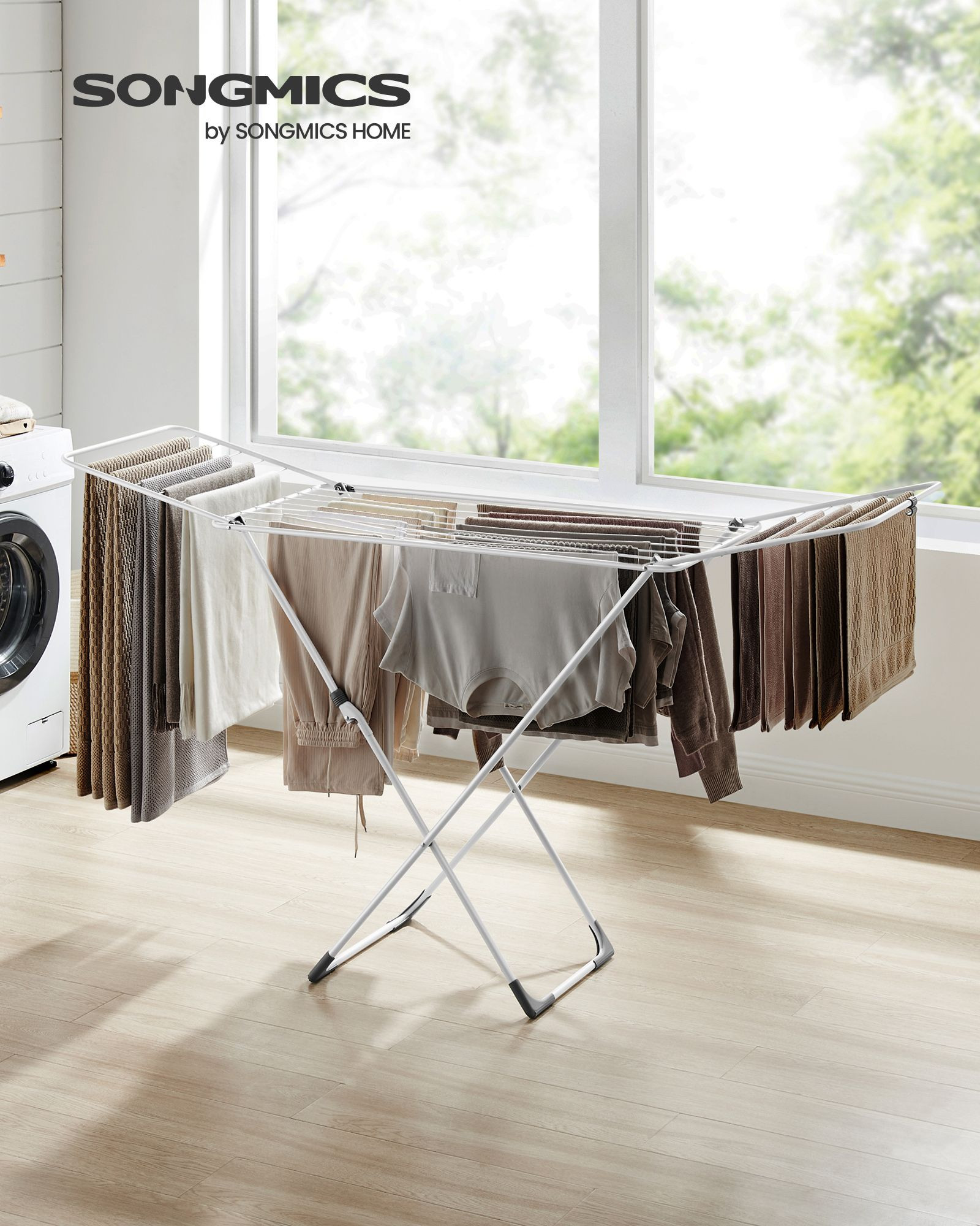 Stojací sušák na prádlo LLR540W01