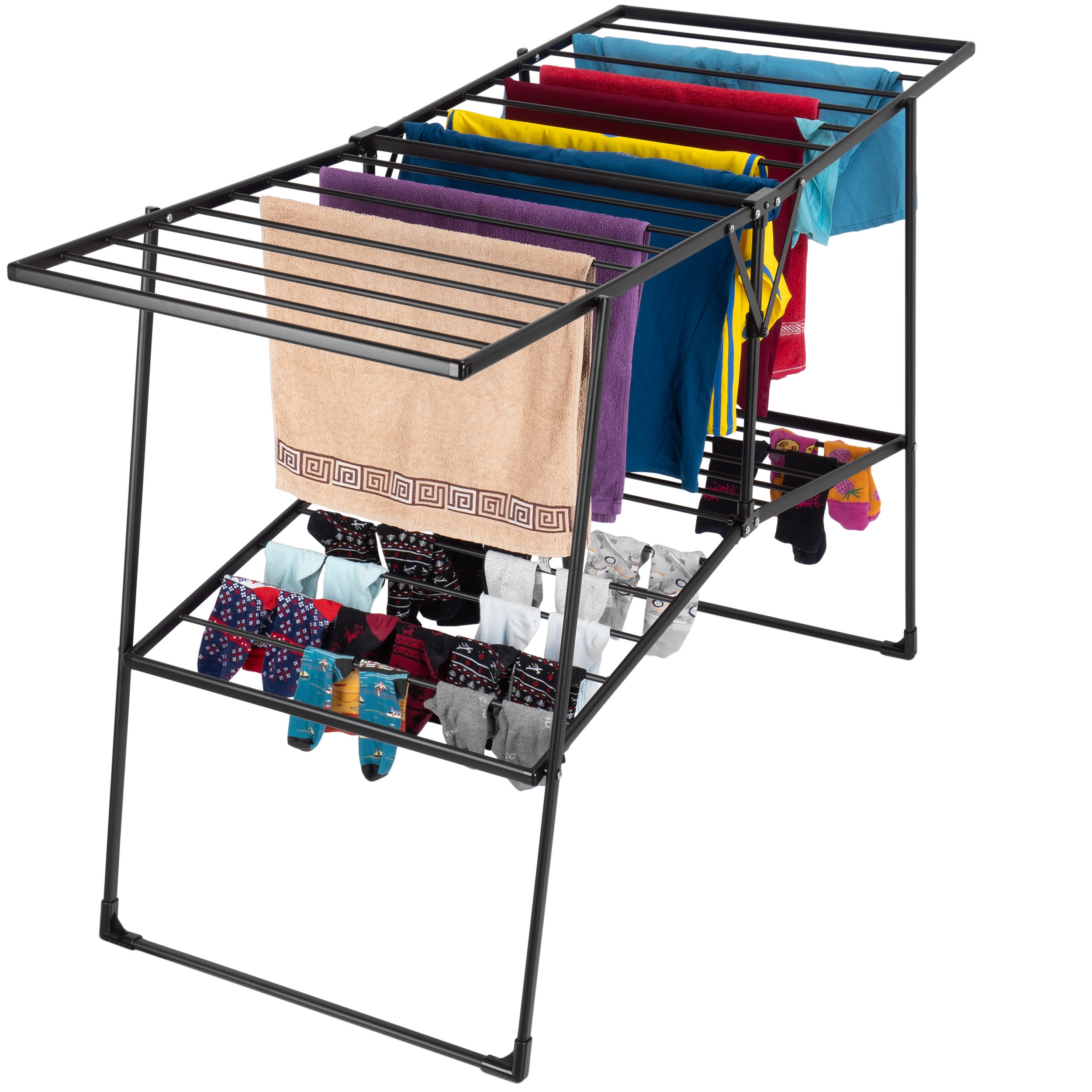 Stojací sušák na prádlo ROSITA černý