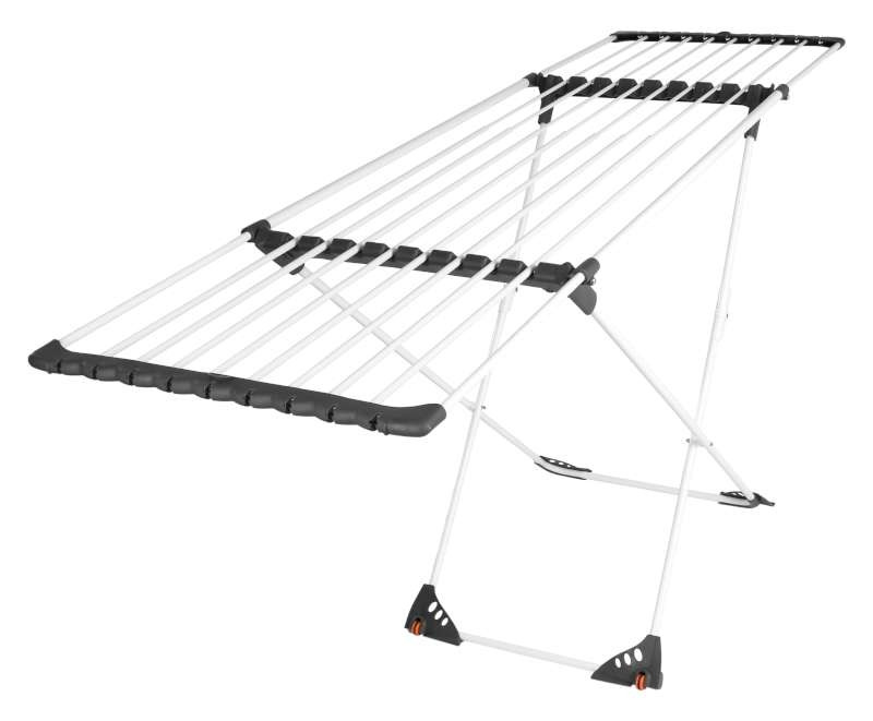 Stojací sušák na prádlo MOJAVE bílý / grafitový