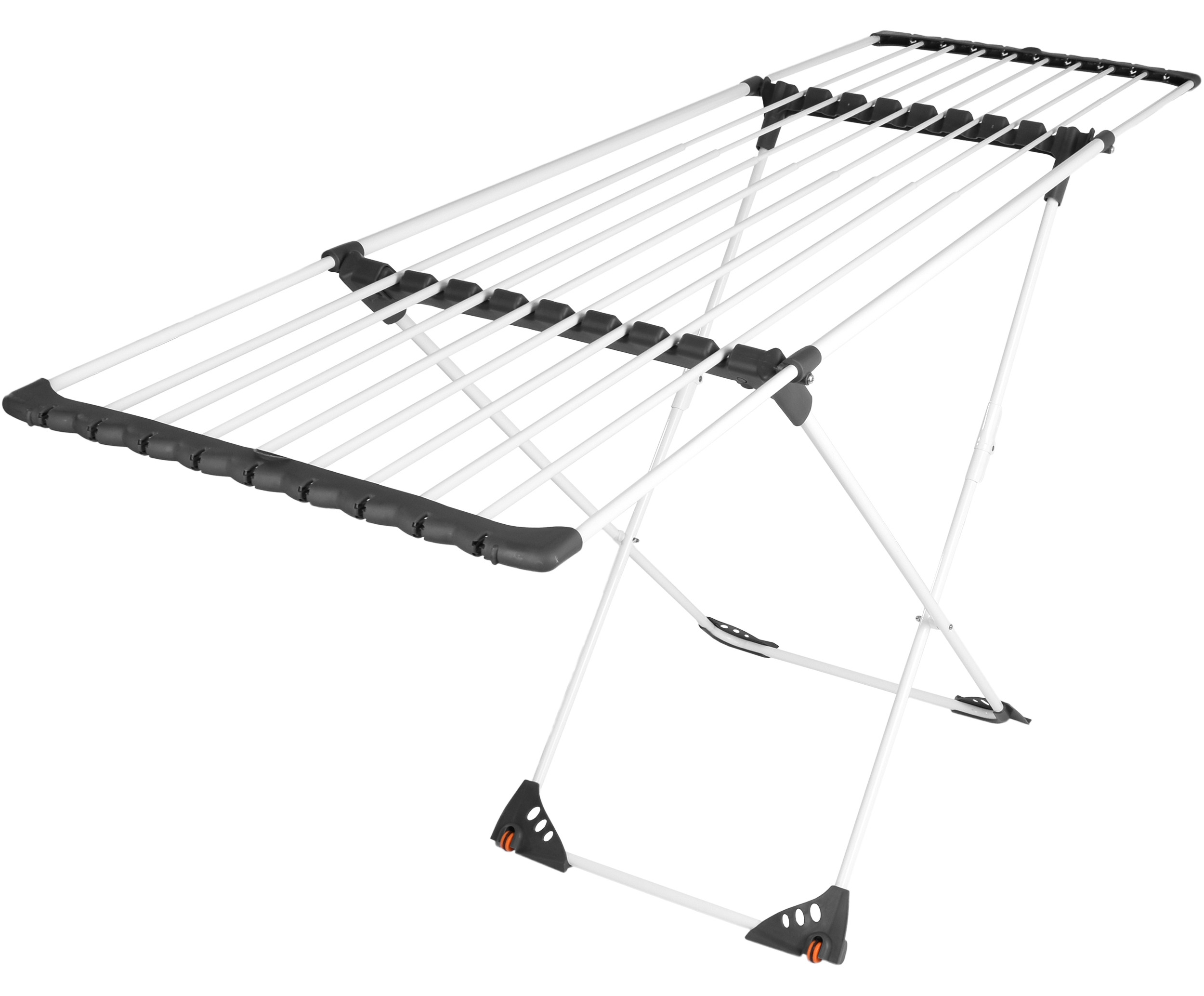 Stojací sušák na prádlo MOJAVE bílý / grafitový