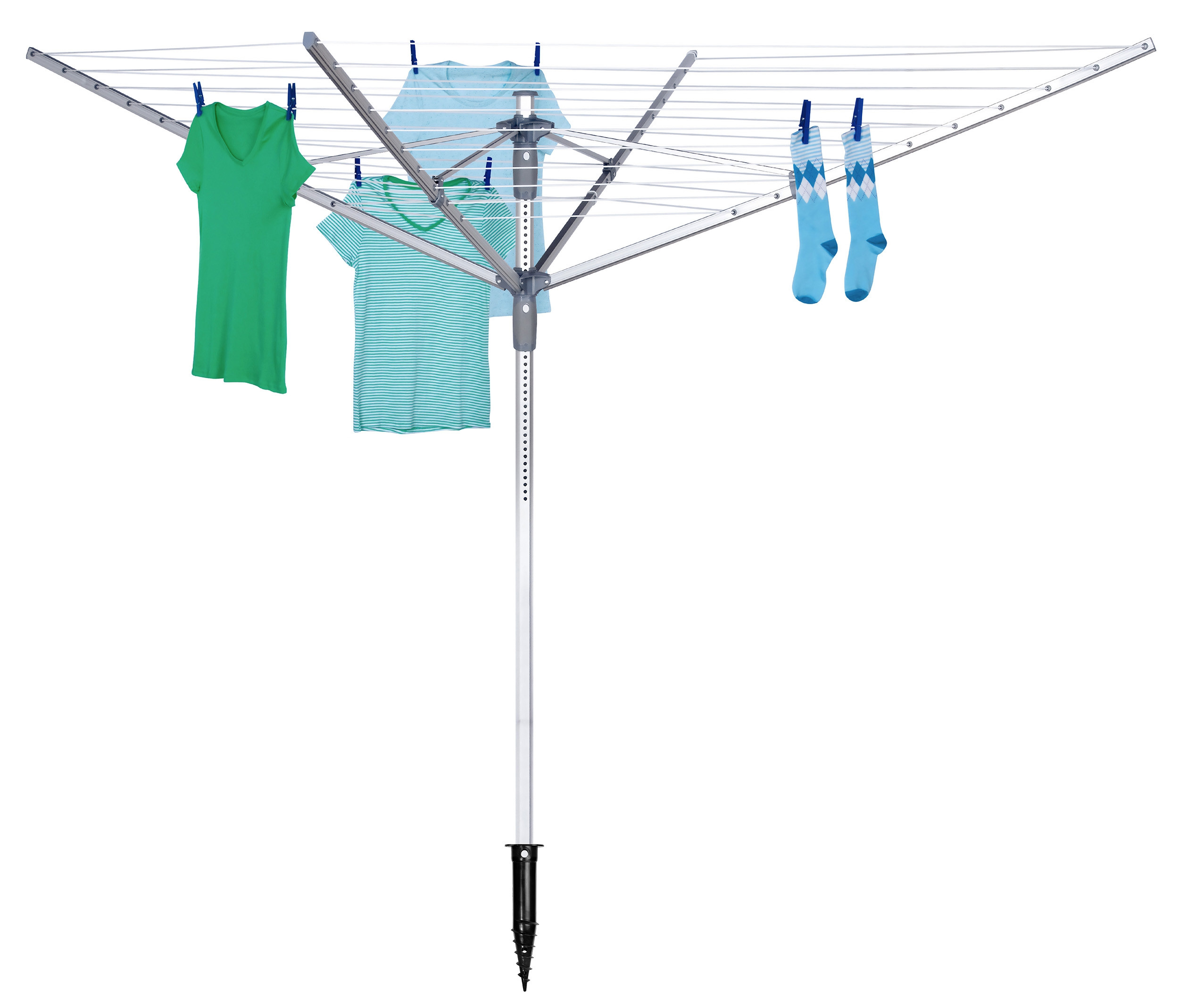 Zahradní sušák na prádlo GOBI šedý