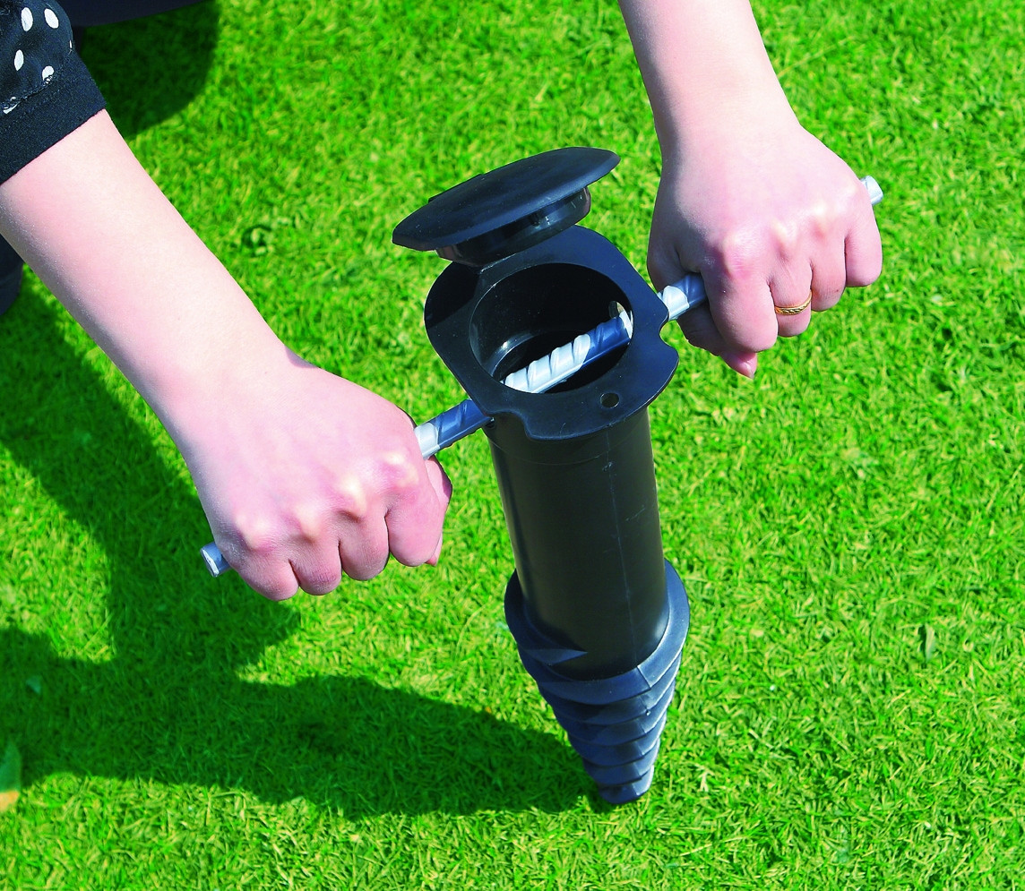 Zahradní sušák na prádlo GOBI šedý