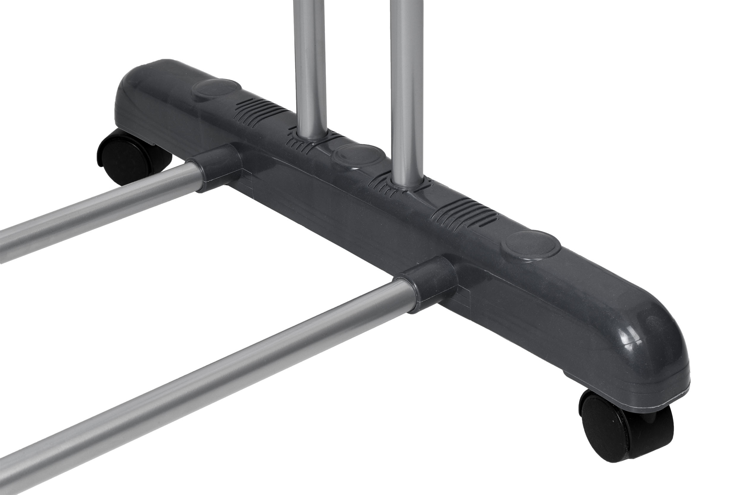 Stojící sušák na prádlo na kolečkách SONORA šedý