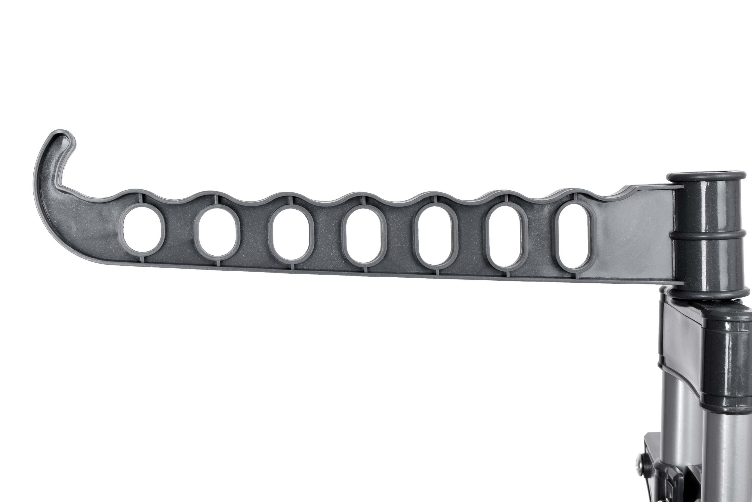 Stojící sušák na prádlo na kolečkách SONORA šedý