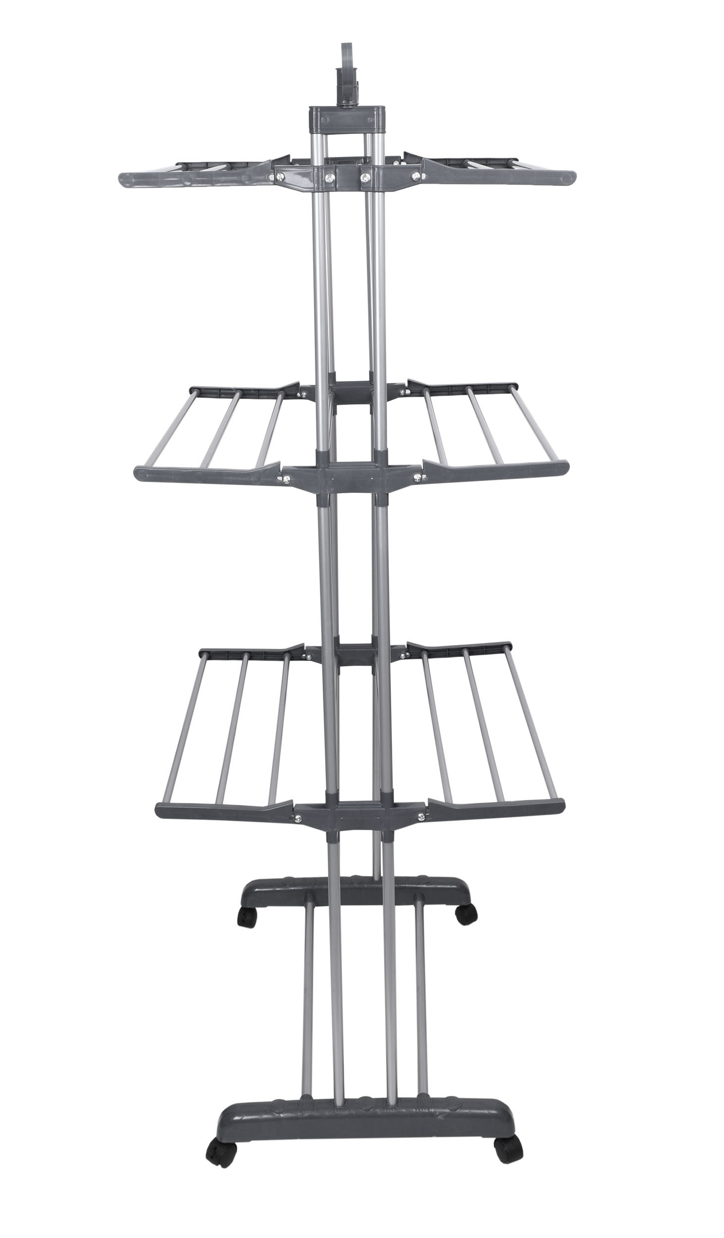 Stojící sušák na prádlo na kolečkách SONORA šedý