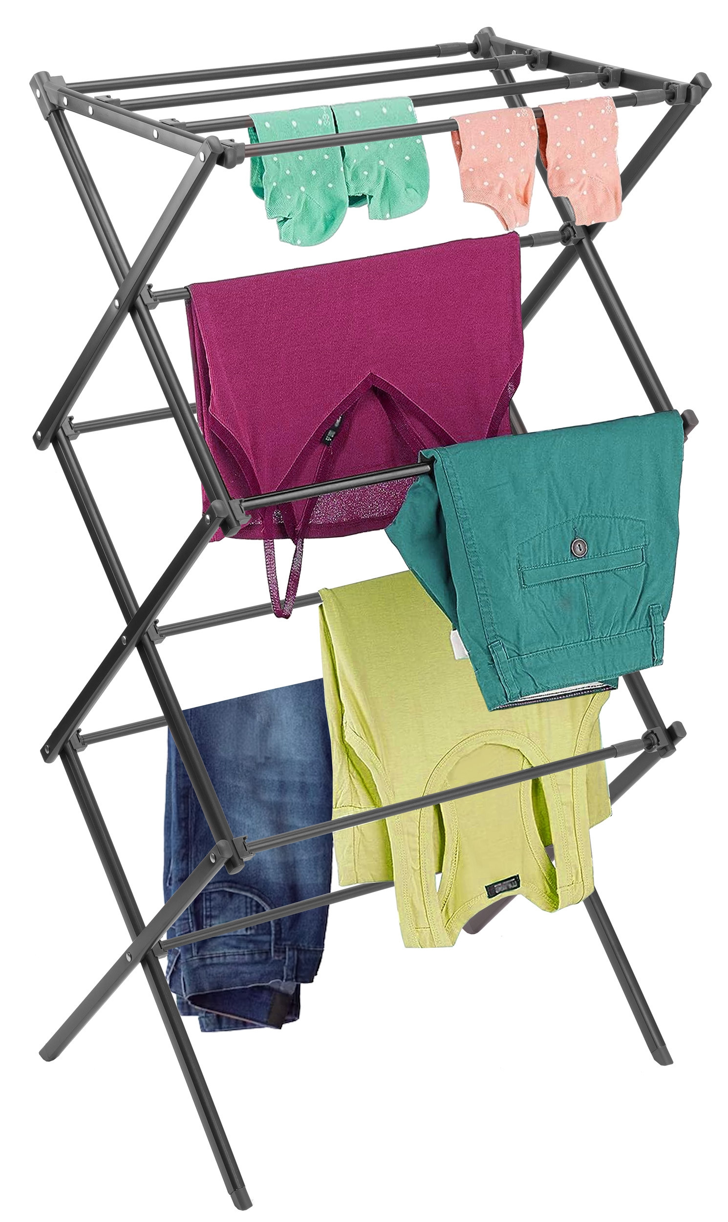 Stojací sušák na prádlo GRENA antracitový