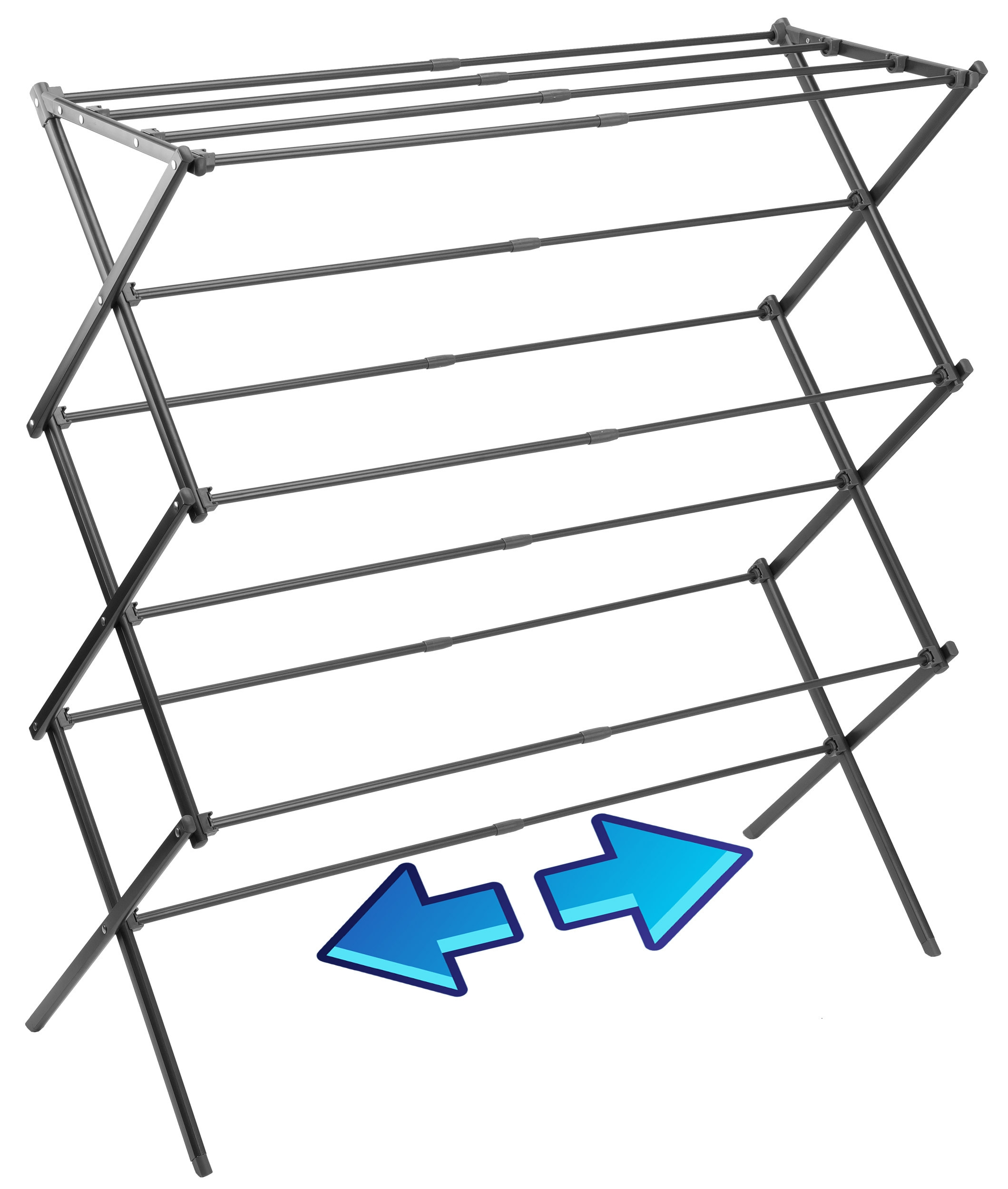 Stojací sušák na prádlo GRENA antracitový