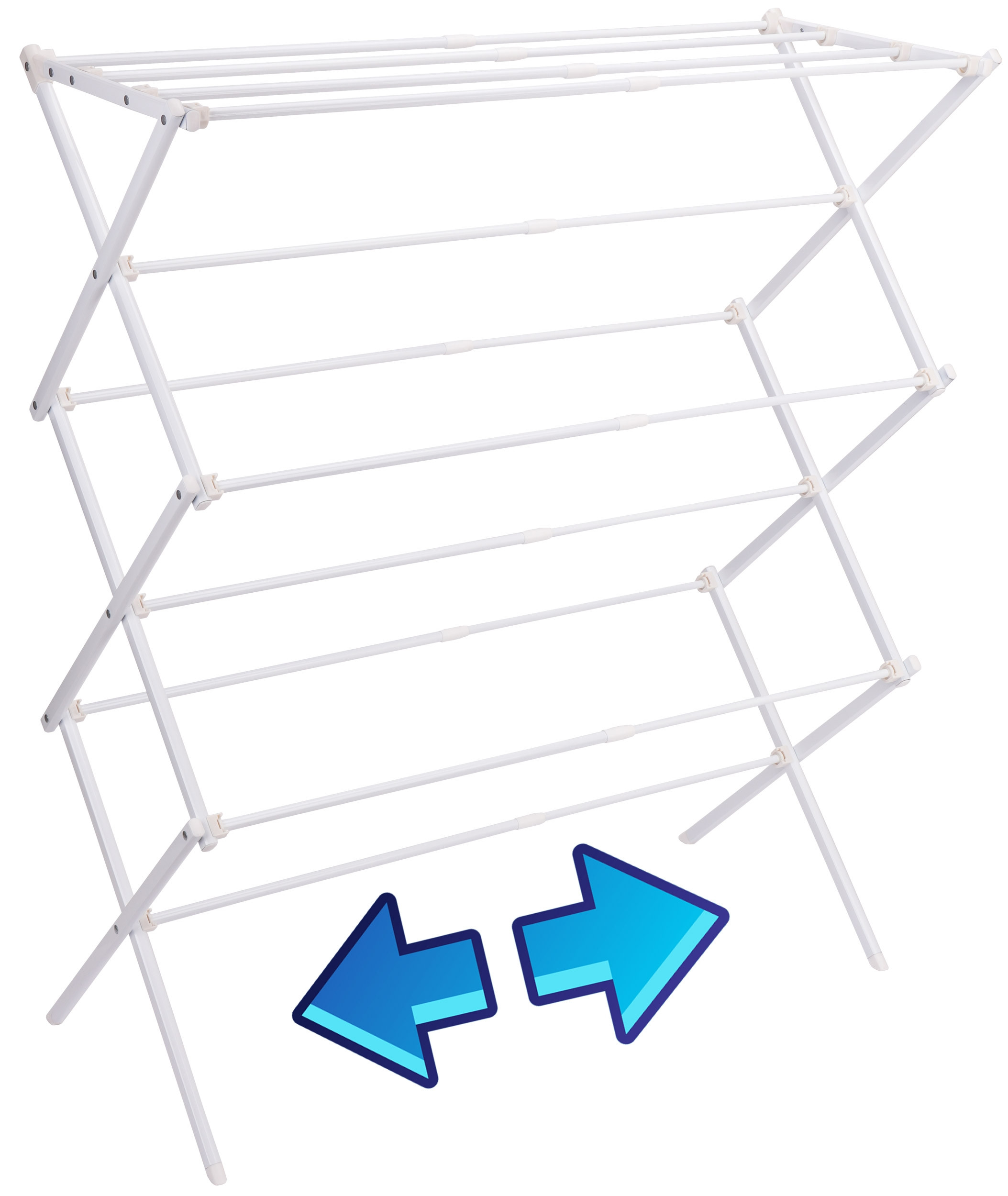 Stojací sušák na prádlo GRENA bílý