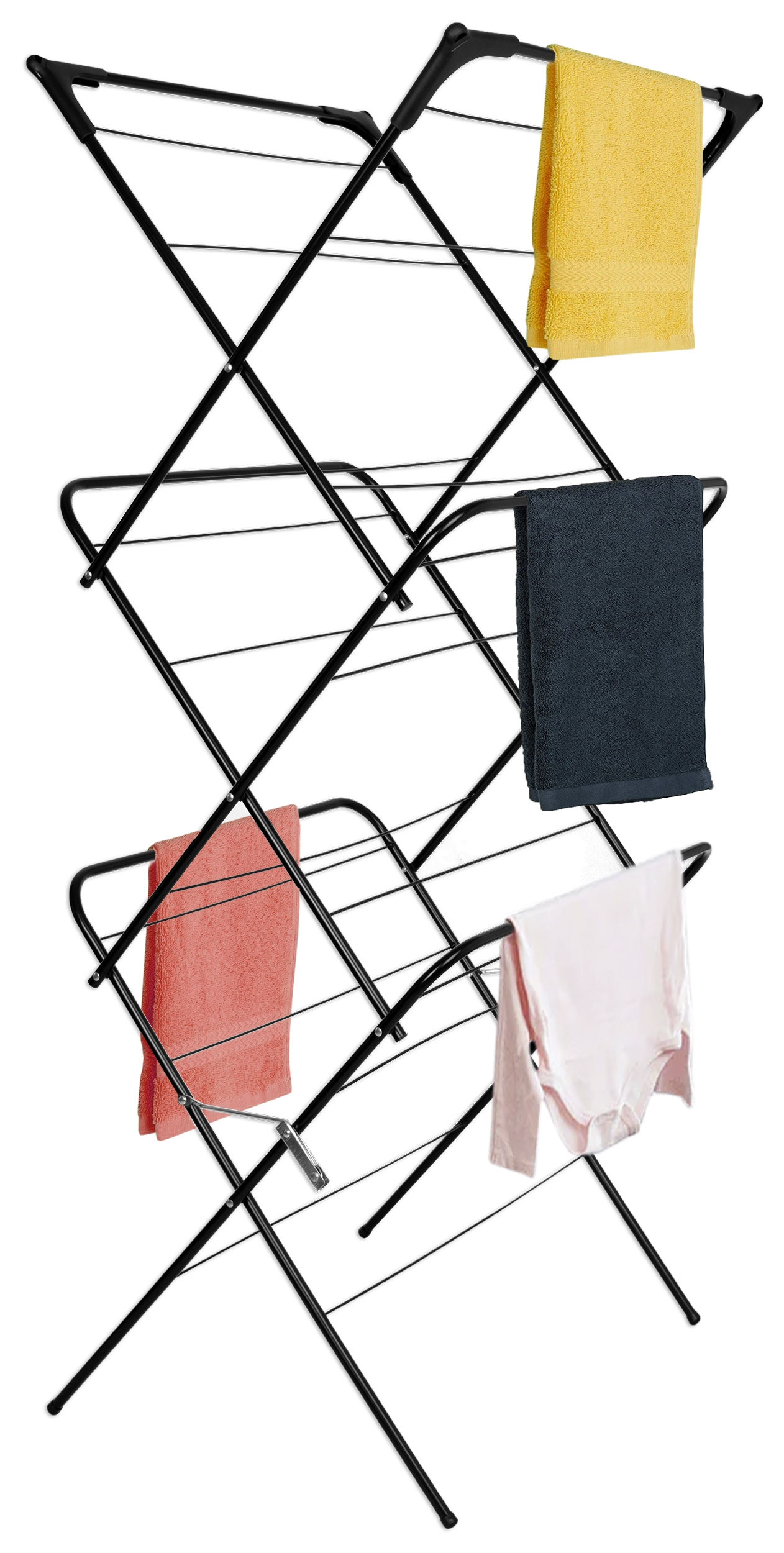 Stojací sušák na prádlo ARAL černý