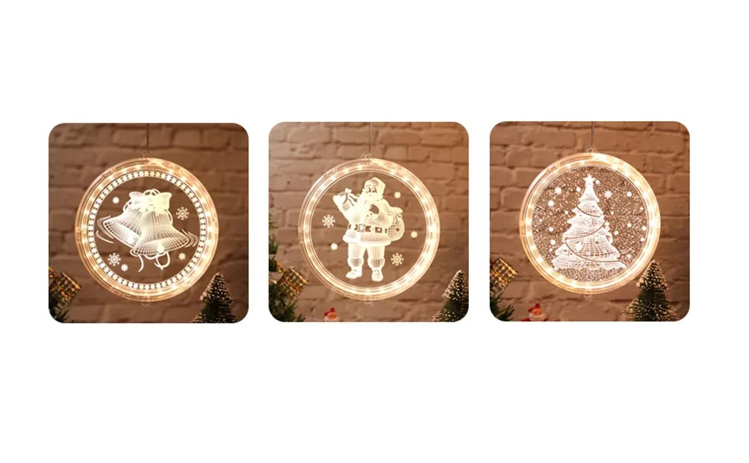 Sváteční LED dekorace - 311382A zvonek