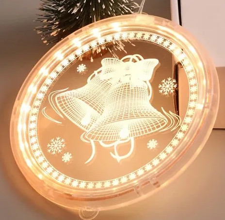 Sváteční LED dekorace - 311382A zvonek