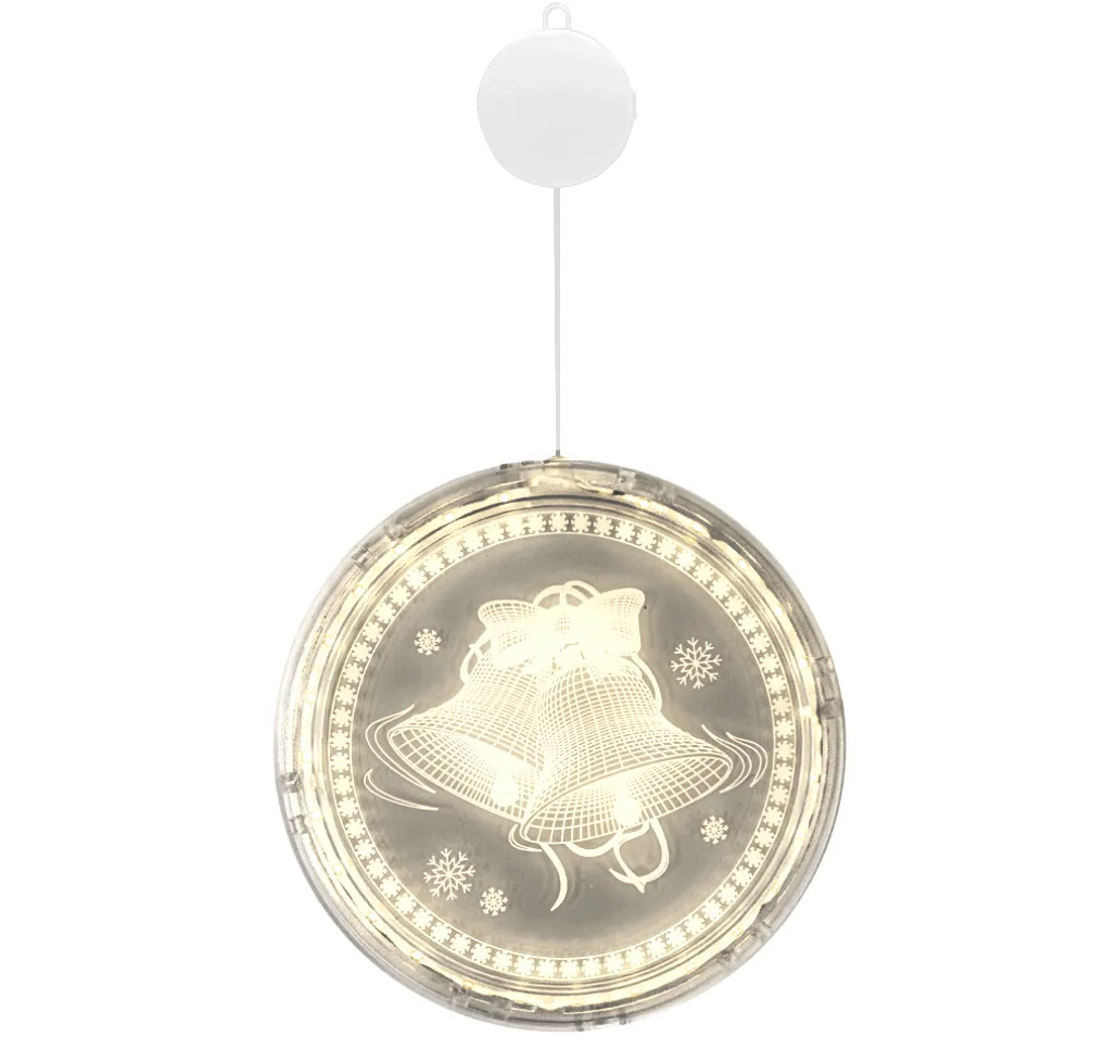 Sváteční LED dekorace - 311382A zvonek