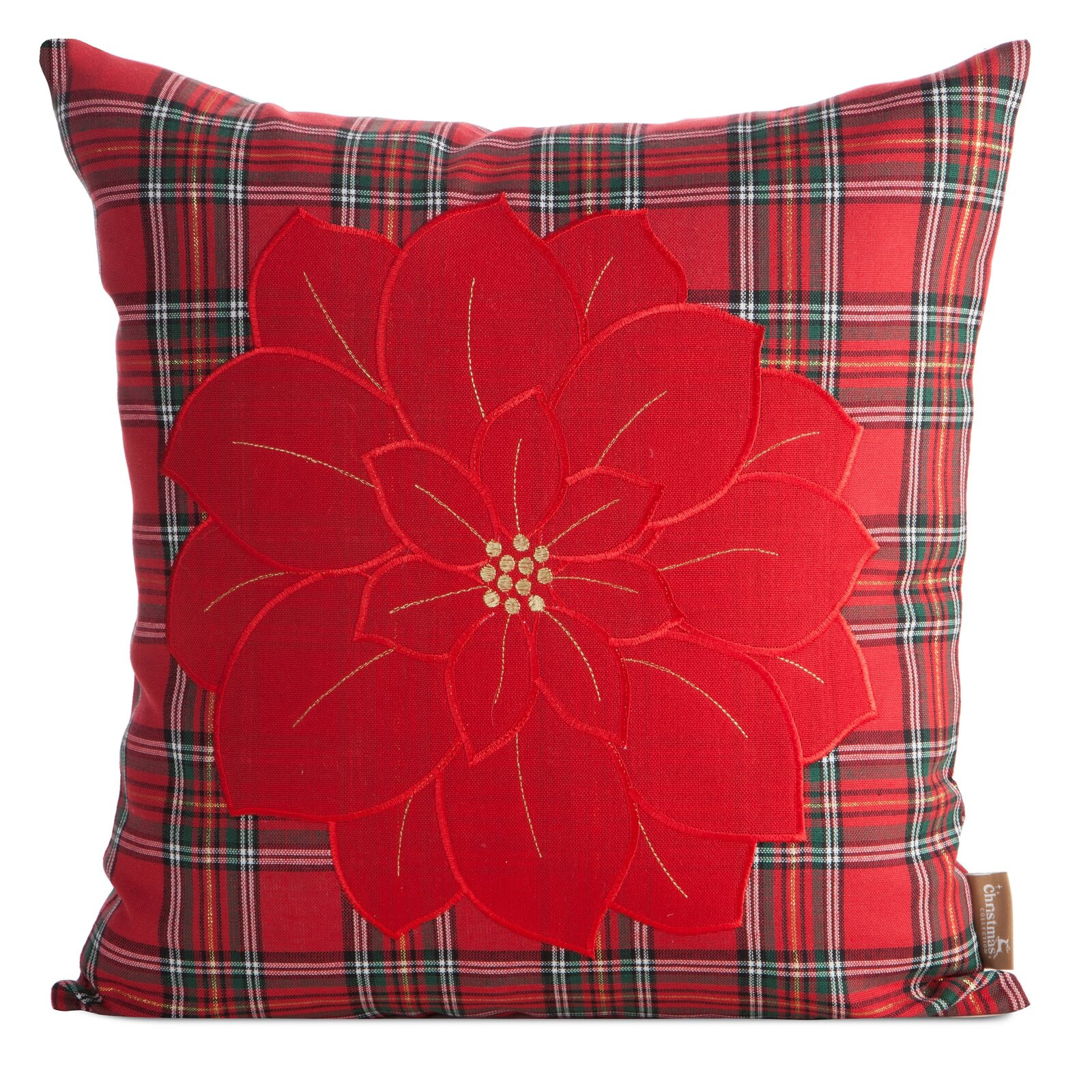 Povlak na polštář CHRISTMAS 164 červená / zelená