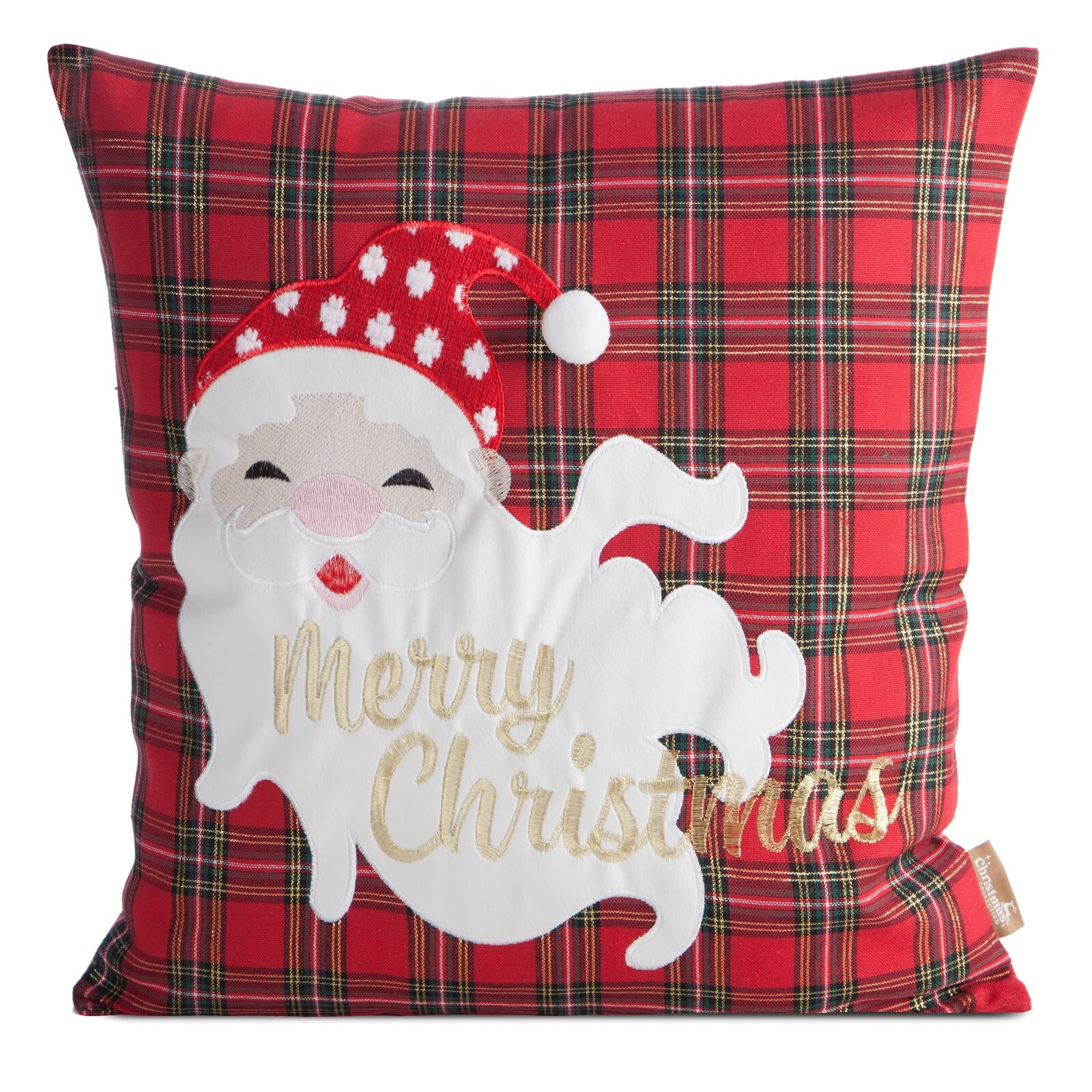 Povlak na polštář CHRISTMAS 165 červená / bílá