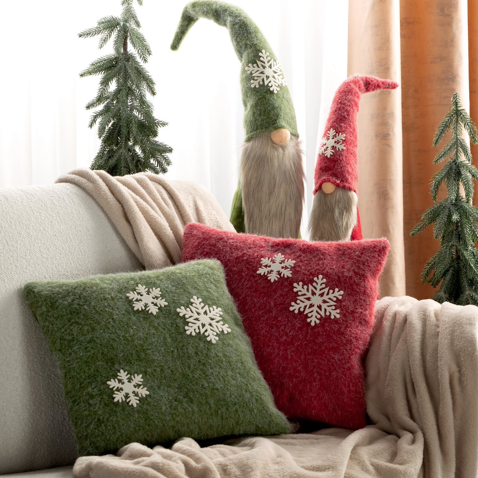 Povlak na polštář CHP 83B zelený / bílý