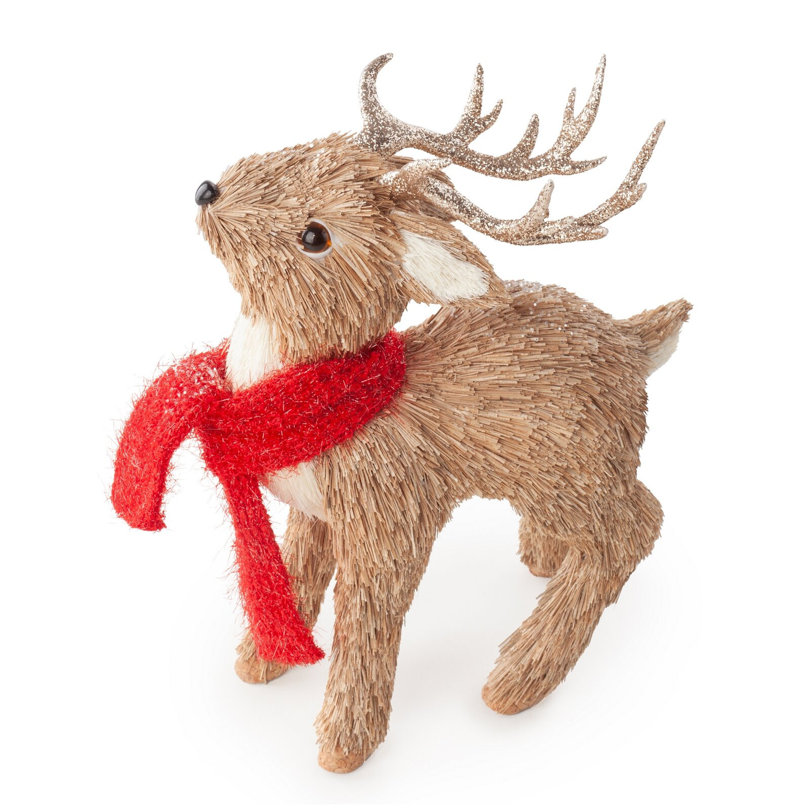 Vánoční dekorace CHRISTMAS 219 hnědá / červená