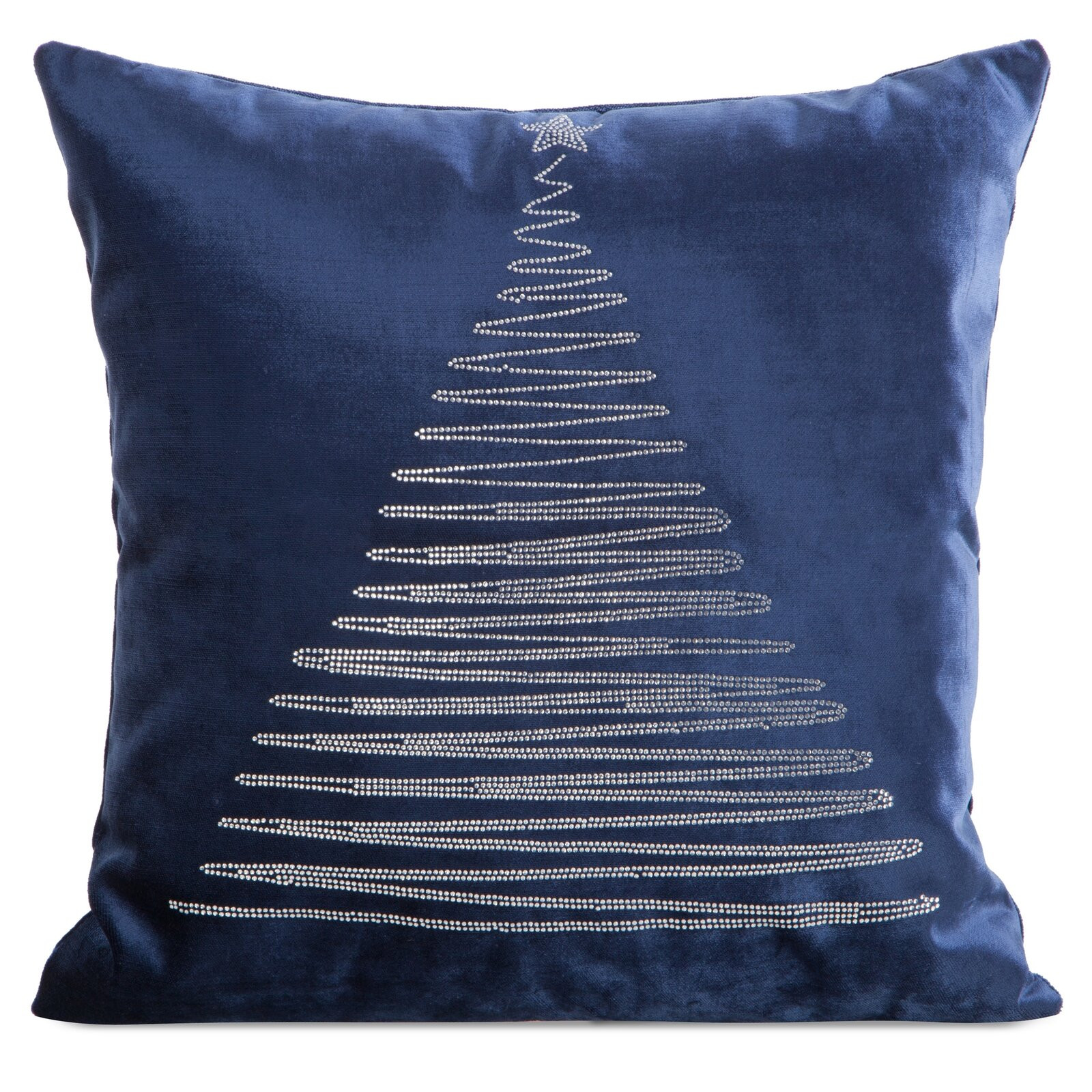 Povlak na polštář CHRISTMAS ROYAL3 granátový / stříbrný