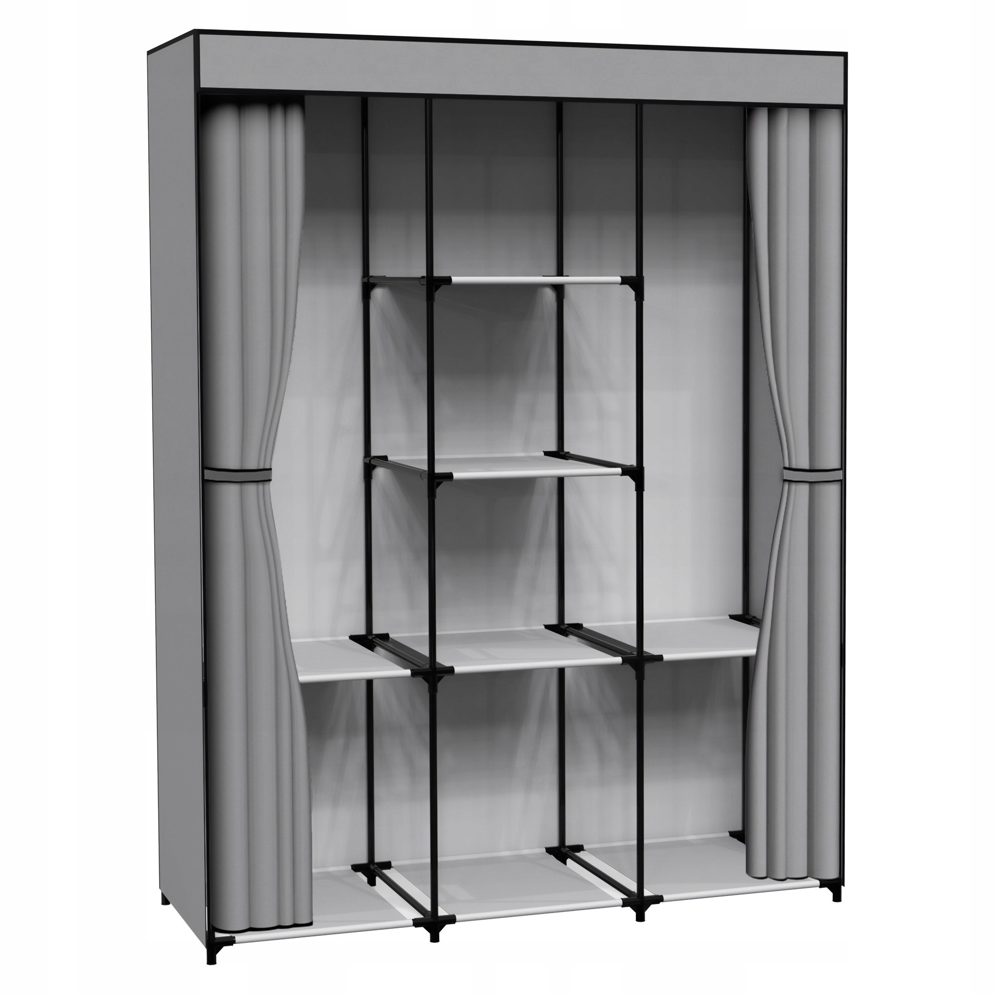 Šatní skříň SONIA antracitová