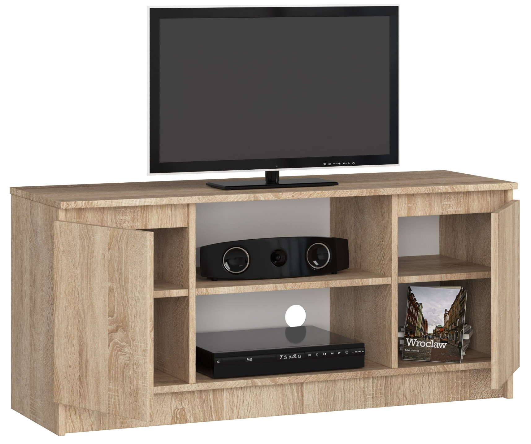 Stolek pod TV RTV 120 2D 1P sonoma