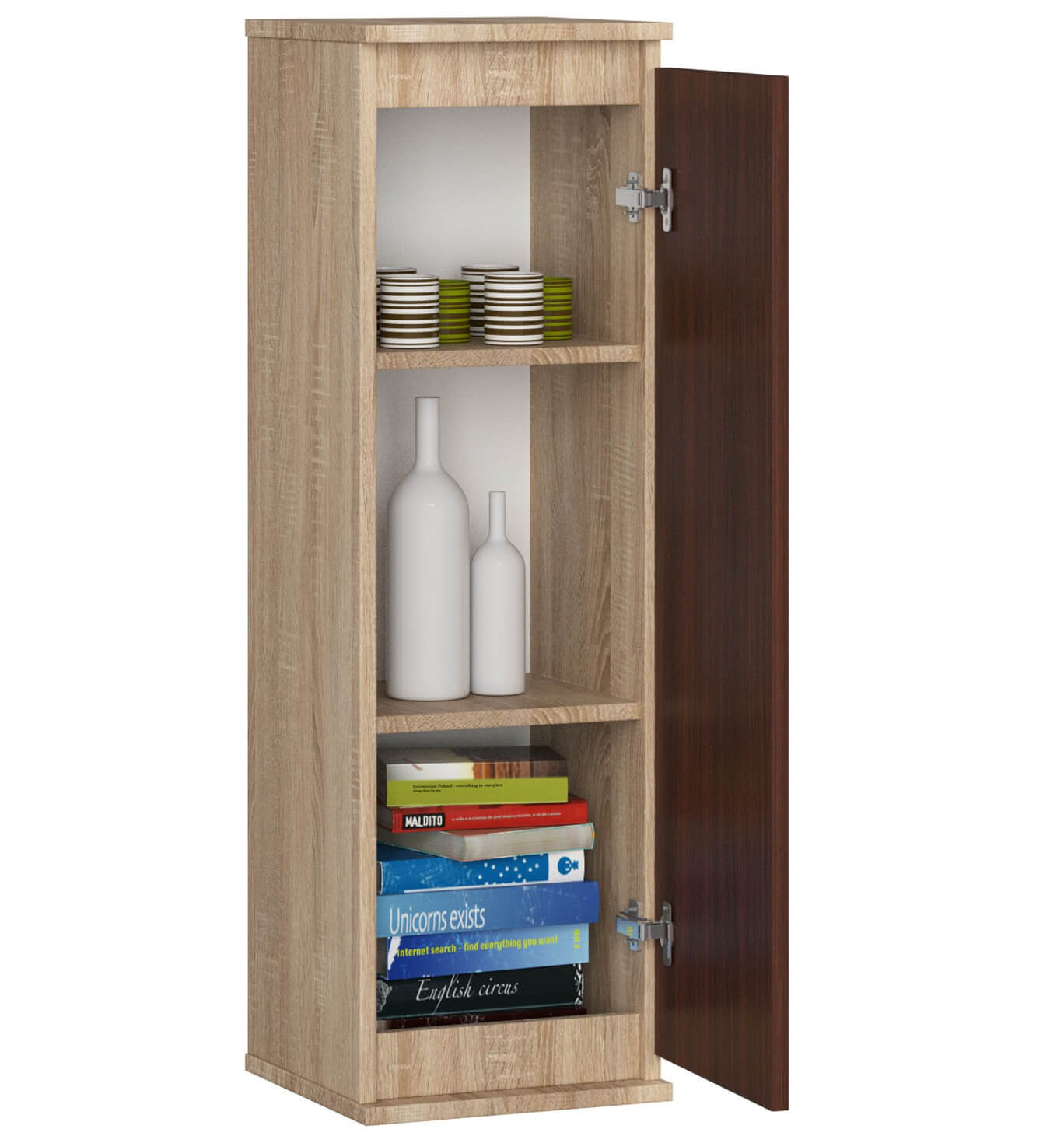 Závěsná skříňka W30 CLP sonoma / wenge