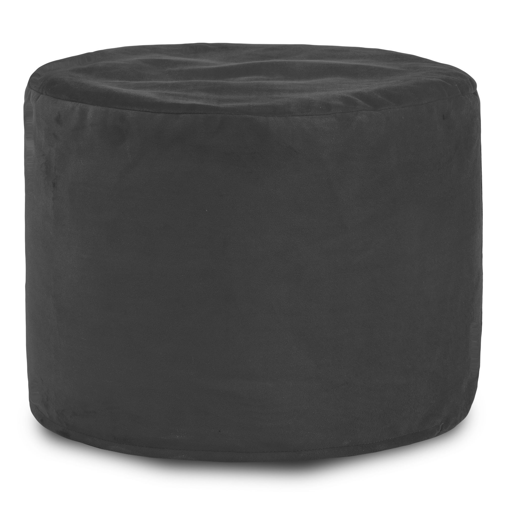 Taburetka Cilindro Šedá plyš