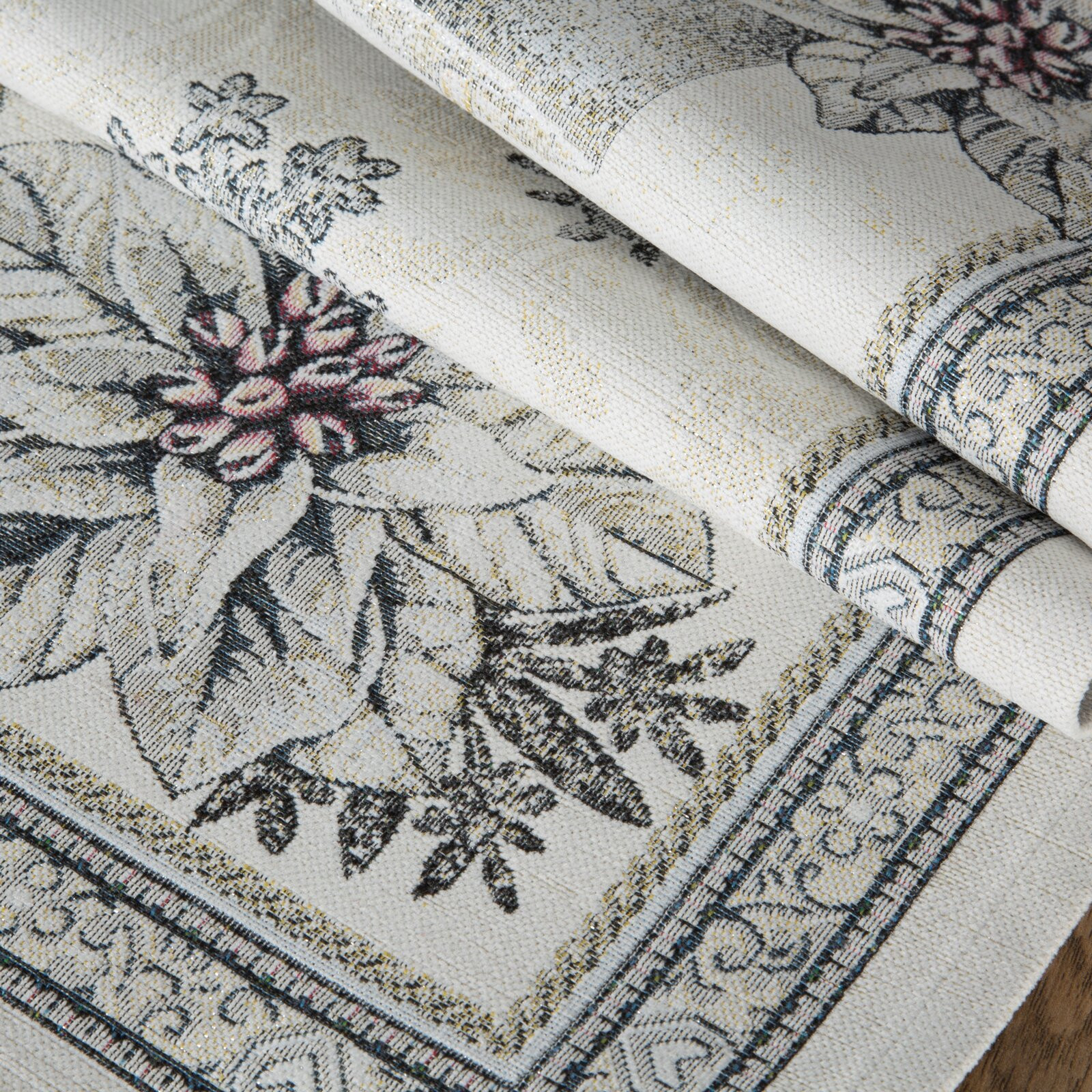 Ubrus GOB CANDL popelový / stříbrný