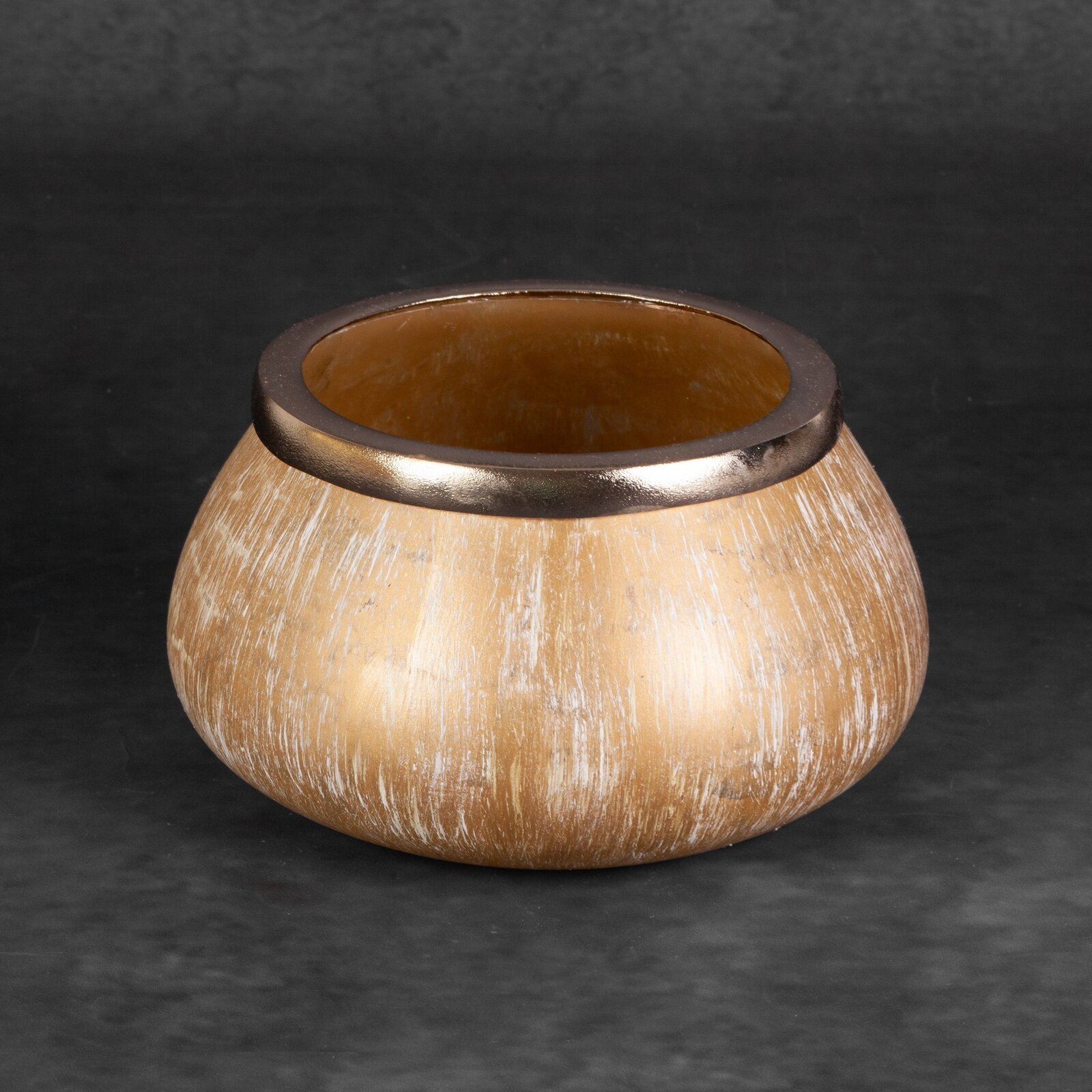 Dekorativní miska FENA 01 zlatá