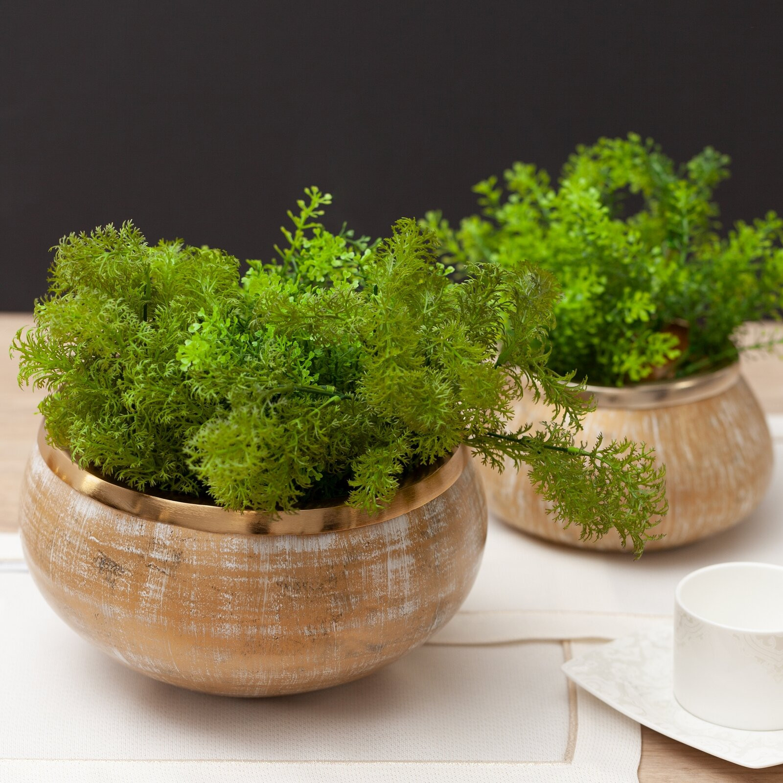 Dekorativní miska FENA 01 zlatá