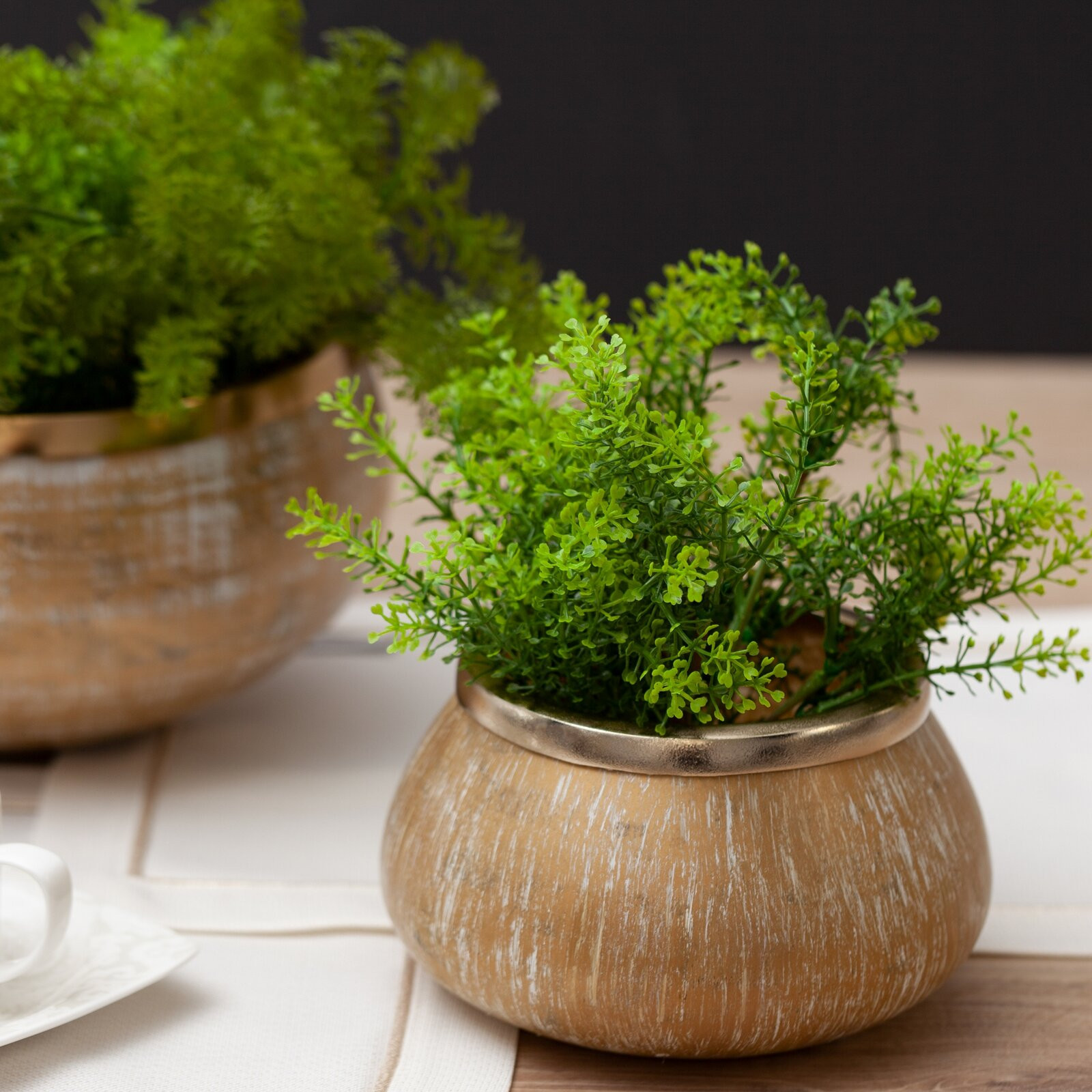 Dekorativní miska FENA 01 zlatá