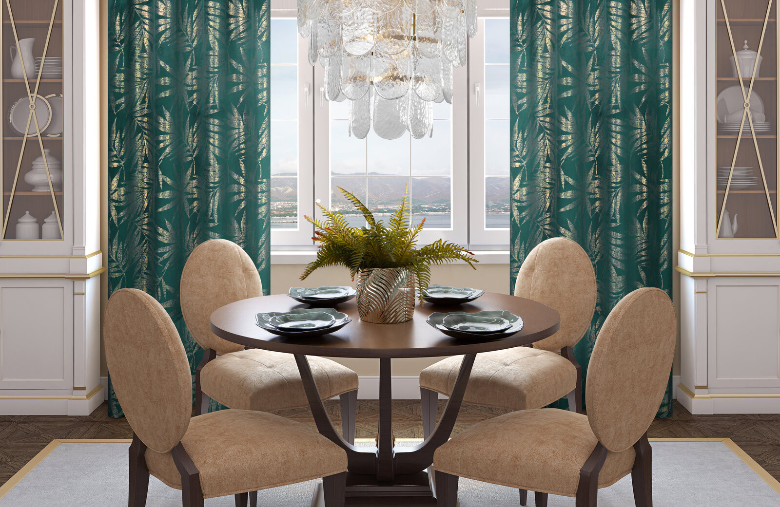 Dekorativní miska NIKOL1 03 zelená