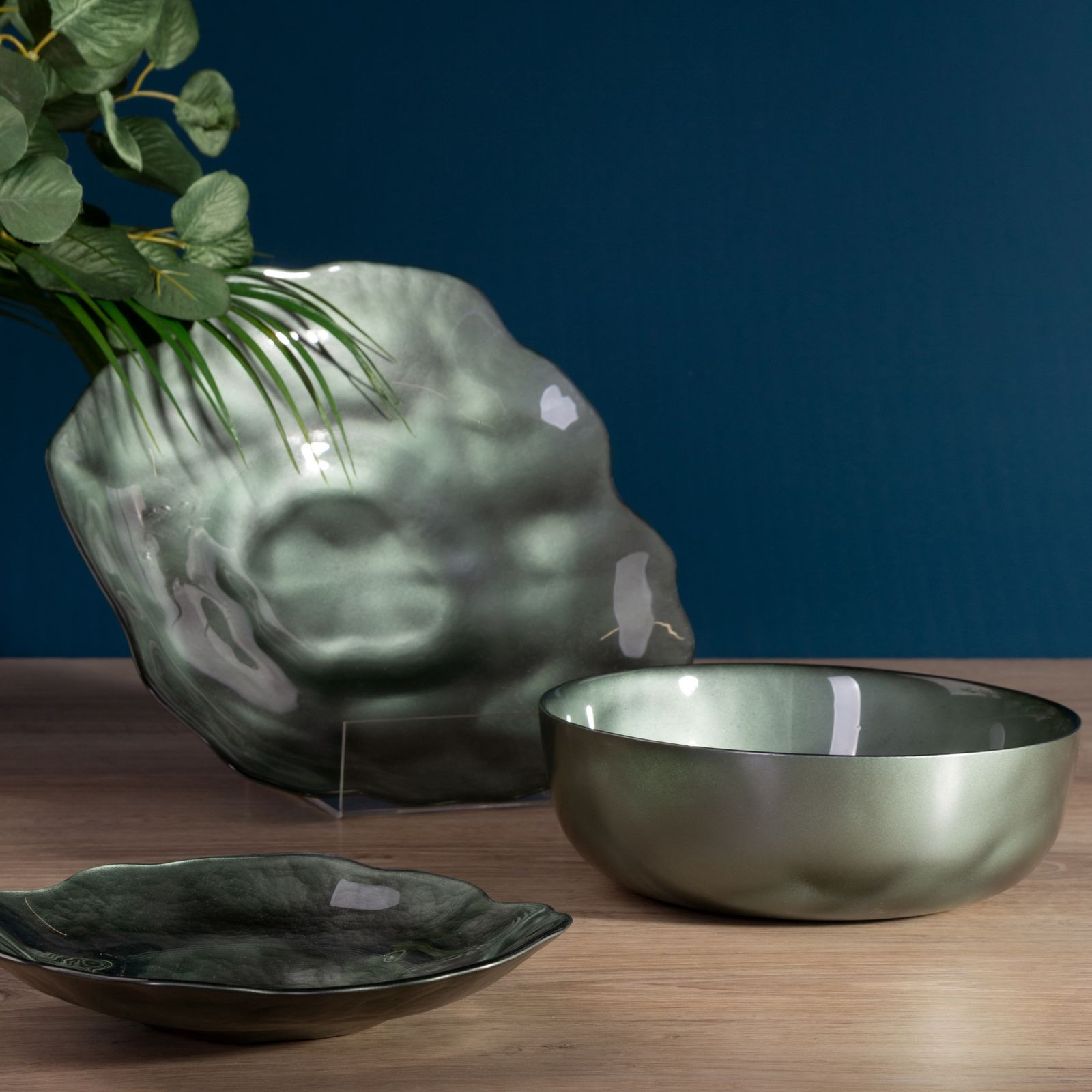 Dekorativní miska NIKOL1 03 zelená