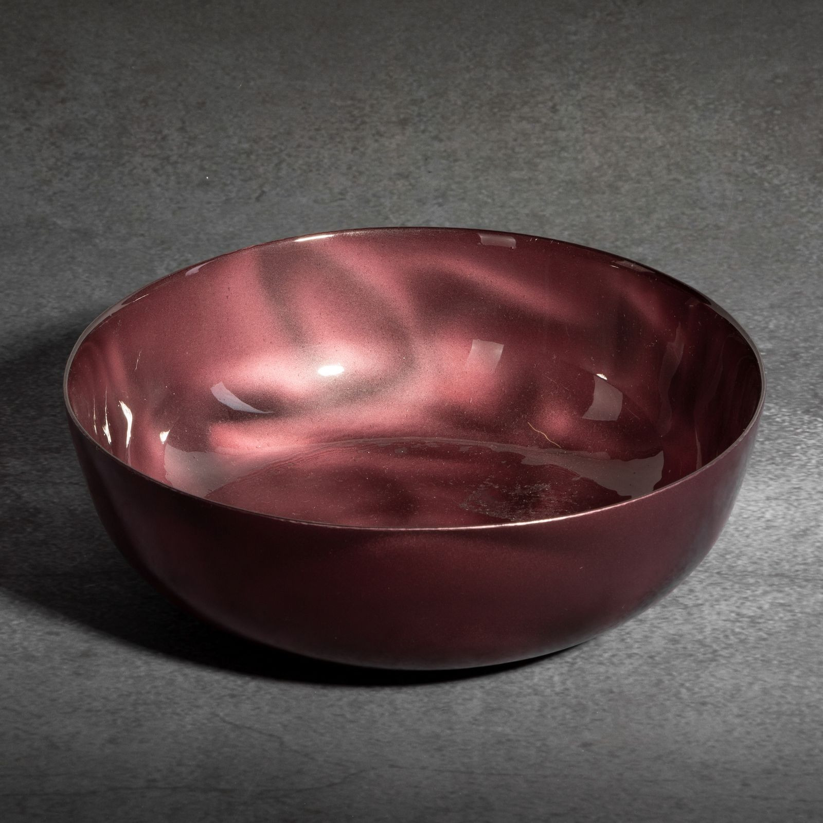 Dekorativní miska NIKOL 02 burgundy