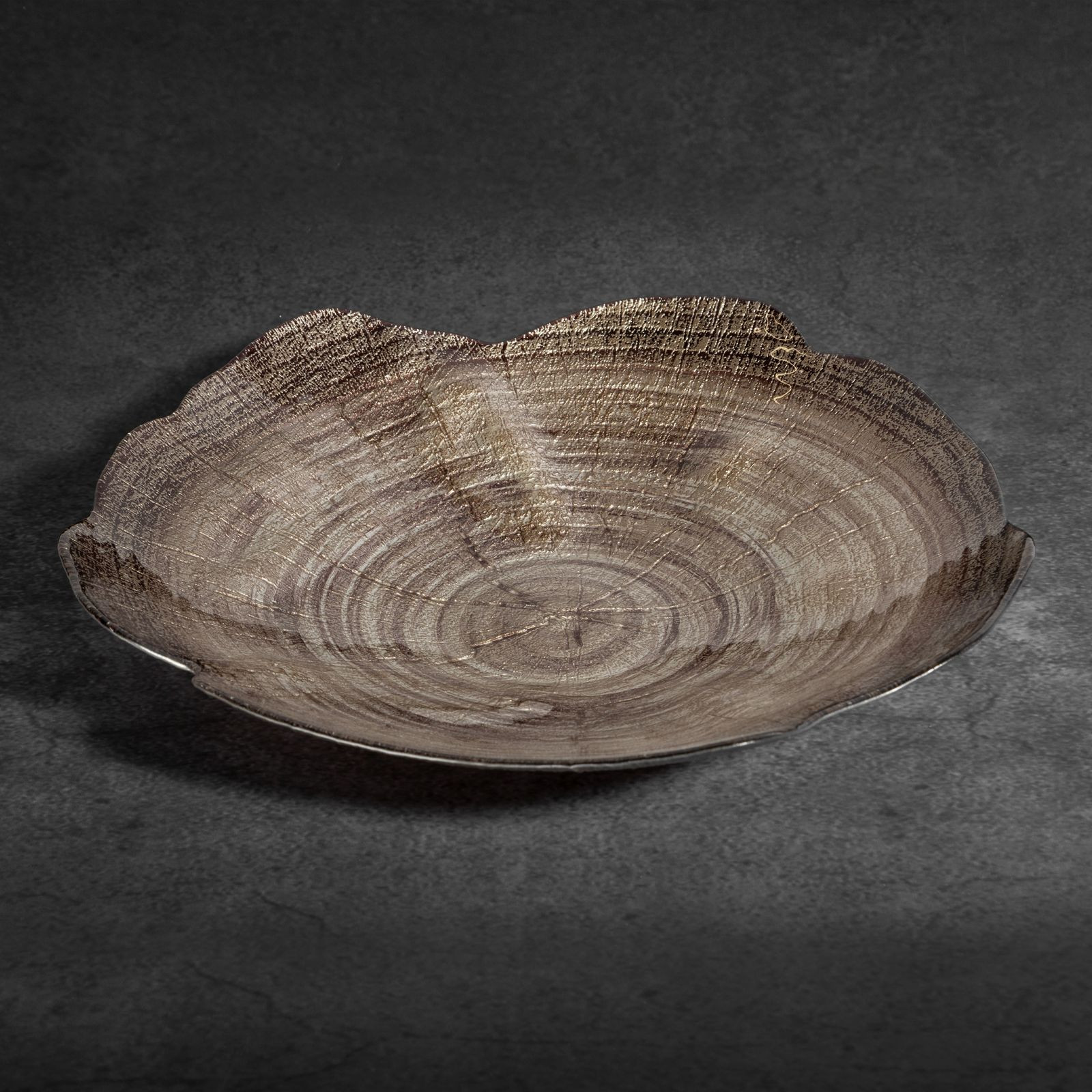 Dekorativní miska PARI 03 hnědá / béžová