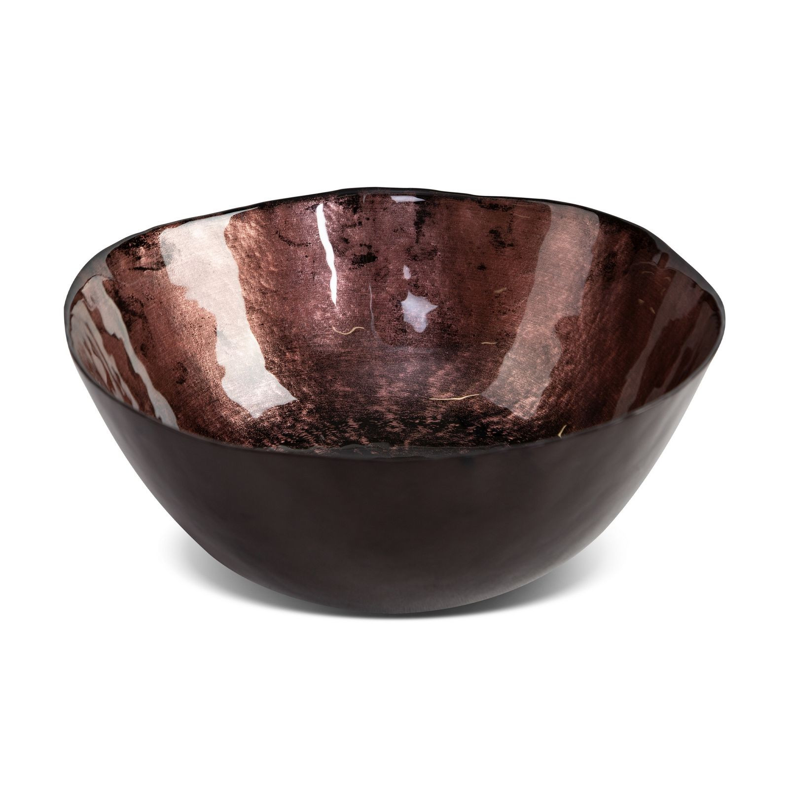 Dekorační miska PATI 01 hnědá / černá